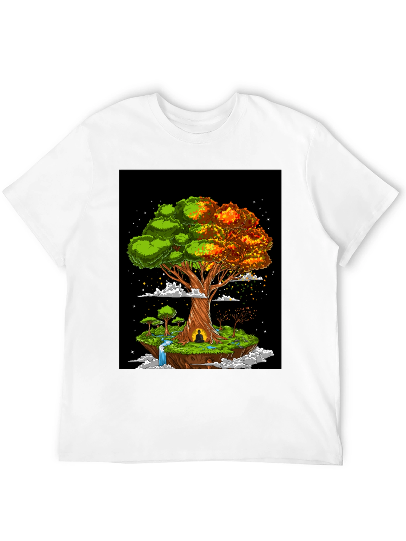 Yin Yang Tree Graphic Tee - Balance & Harmony