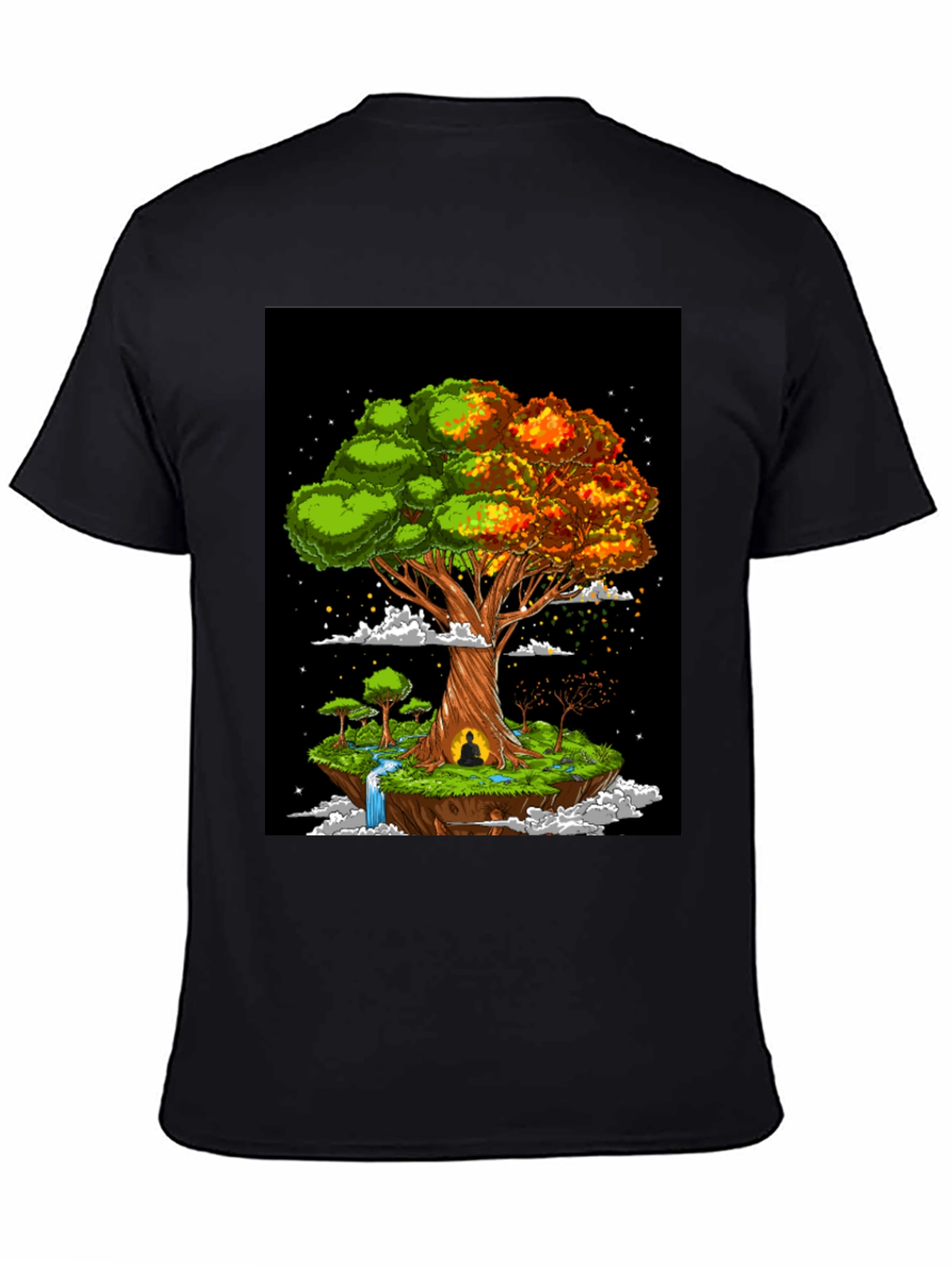 Yin Yang Tree Graphic Tee - Balance & Harmony