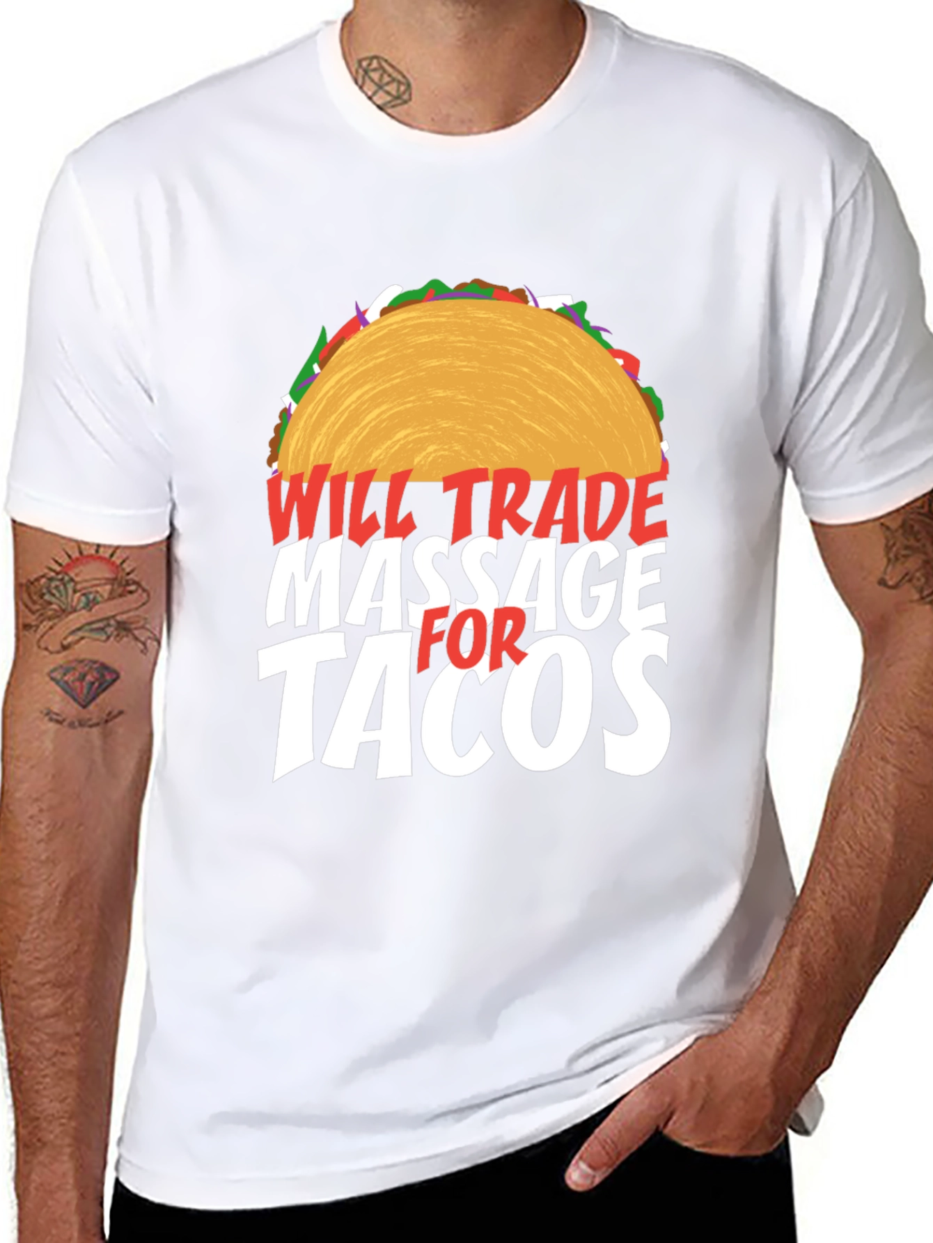 Will Trade Massage for Tacos Funny T-Shirt