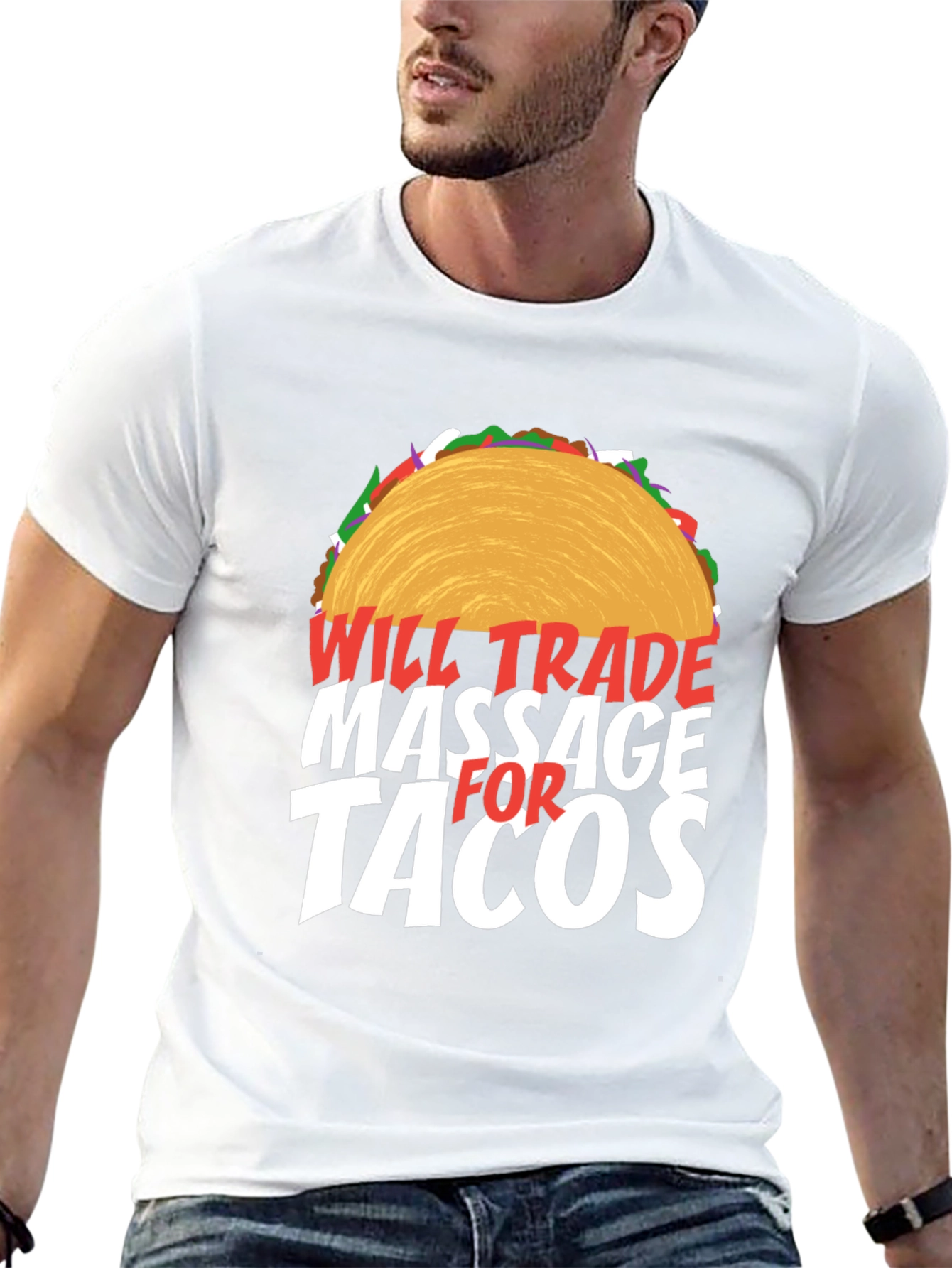 Will Trade Massage for Tacos Funny T-Shirt