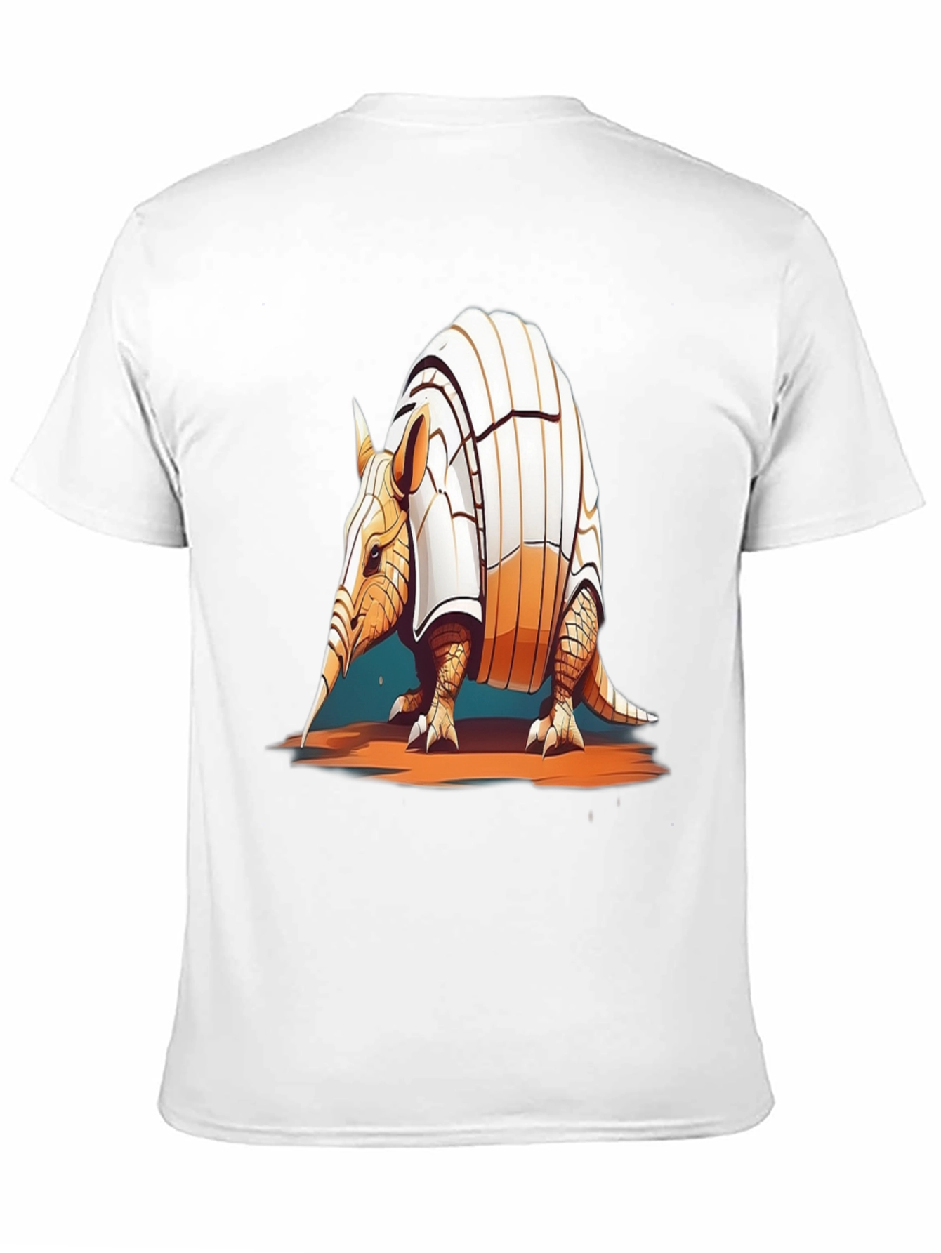 Armadillo Graphic T-Shirt - Cool Animal Tee