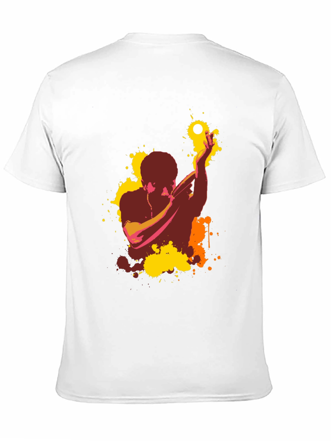 Abstract Singer Graphic T-Shirt