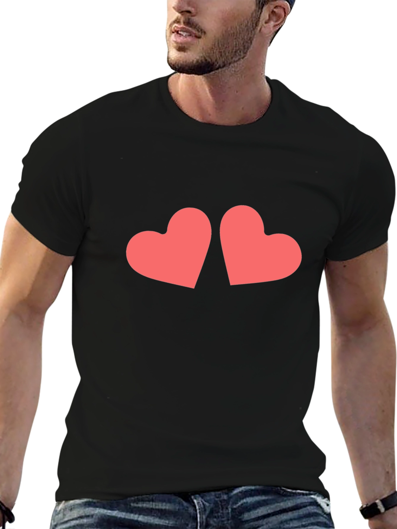 Heartfelt Black T-Shirt
