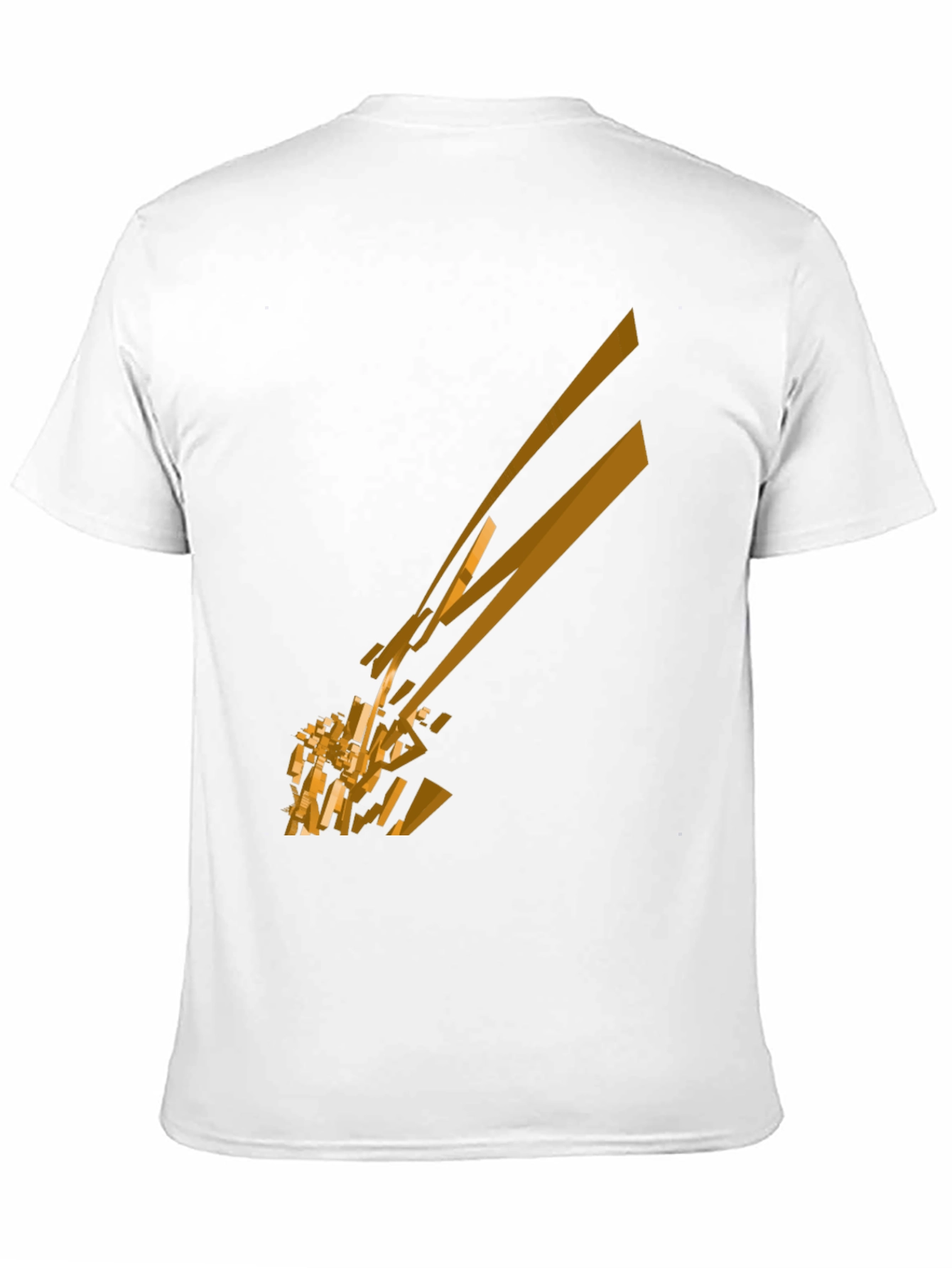 Abstract Geometric Tee - Black Graphic T-Shirt