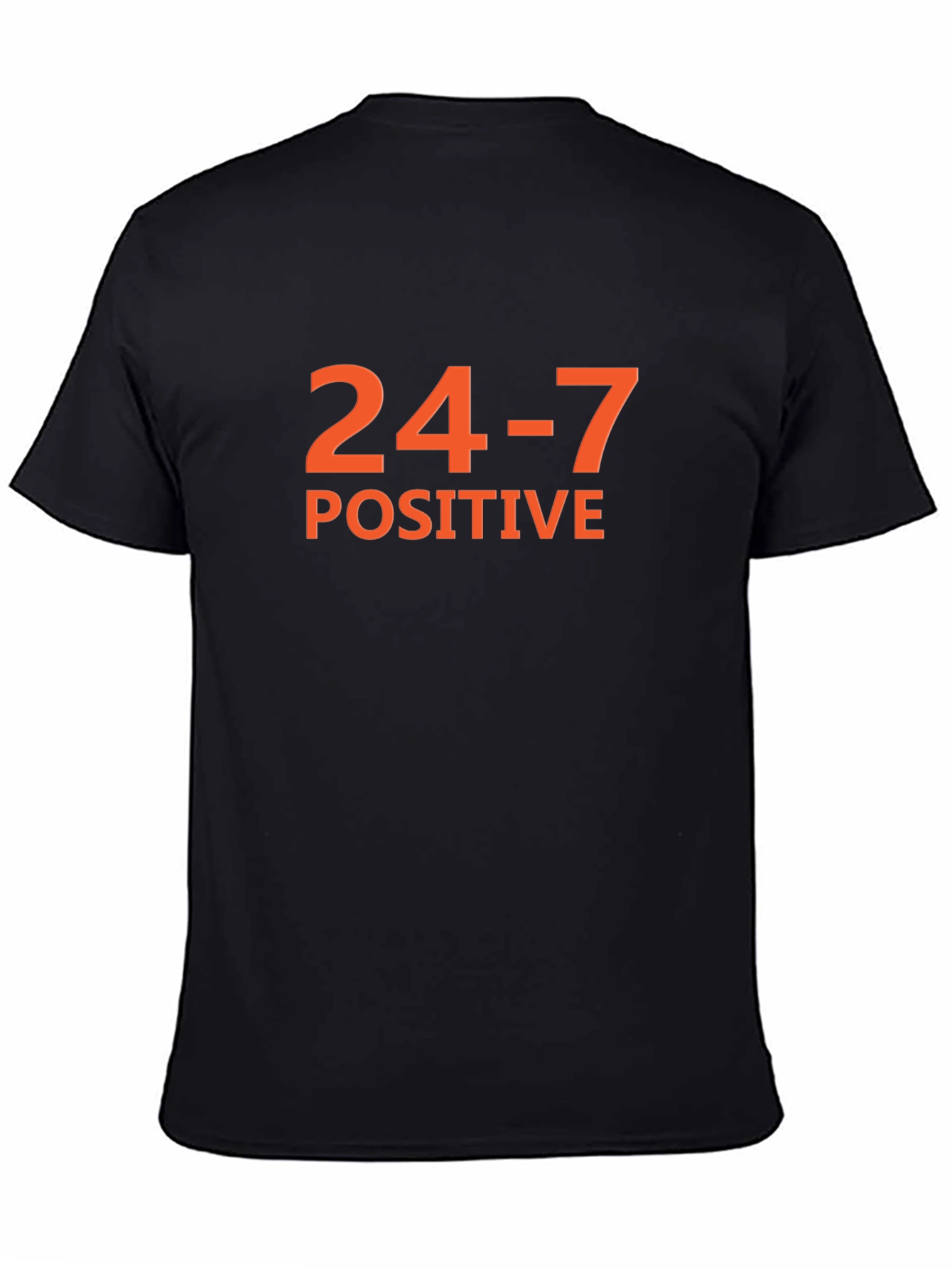 24-7 Positive Graphic Tee - Black Short Sleeve