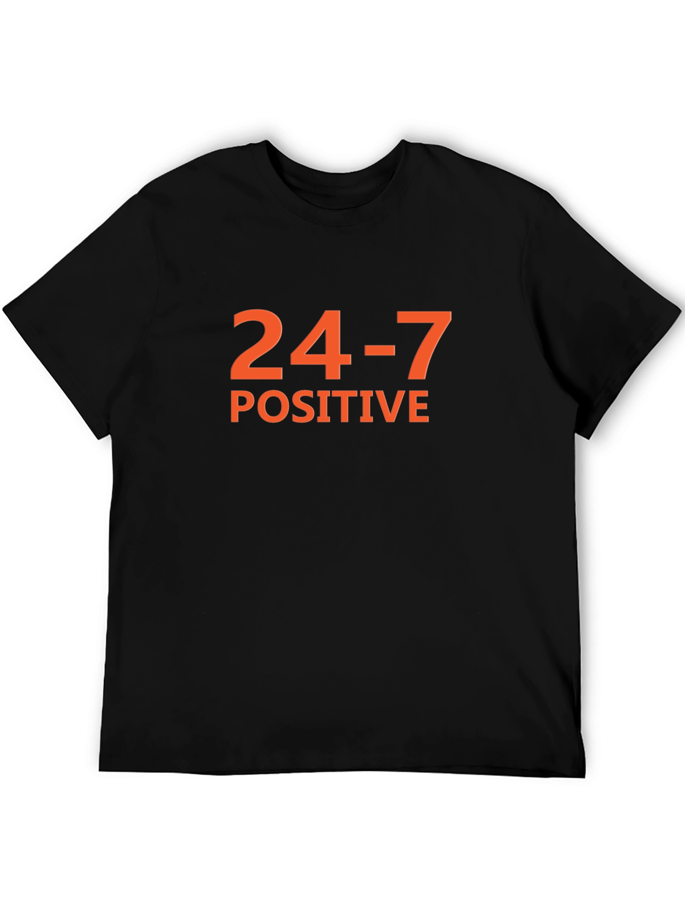 24-7 Positive Graphic Tee - Black Short Sleeve