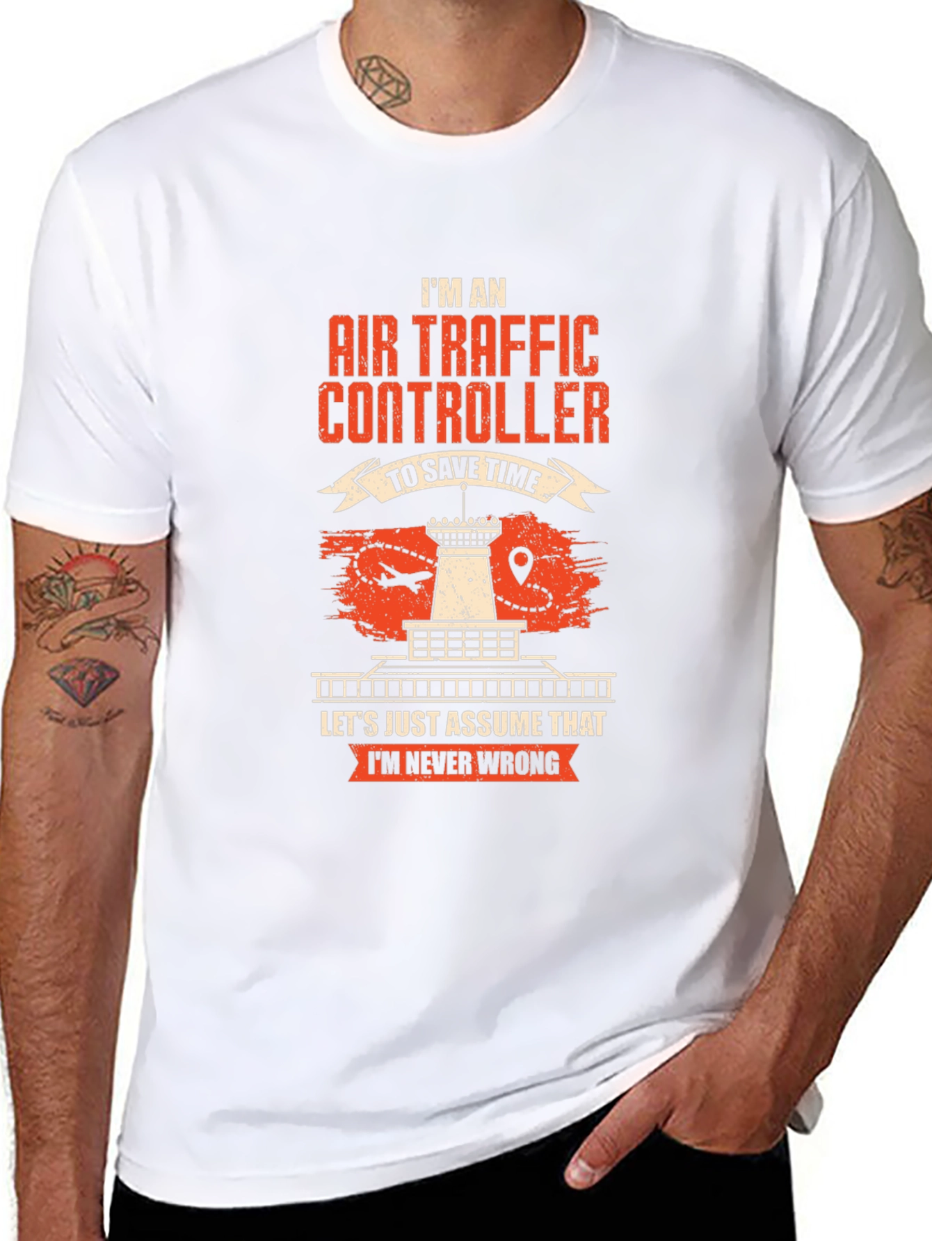 Air Traffic Controller T-Shirt - Never Wrong!