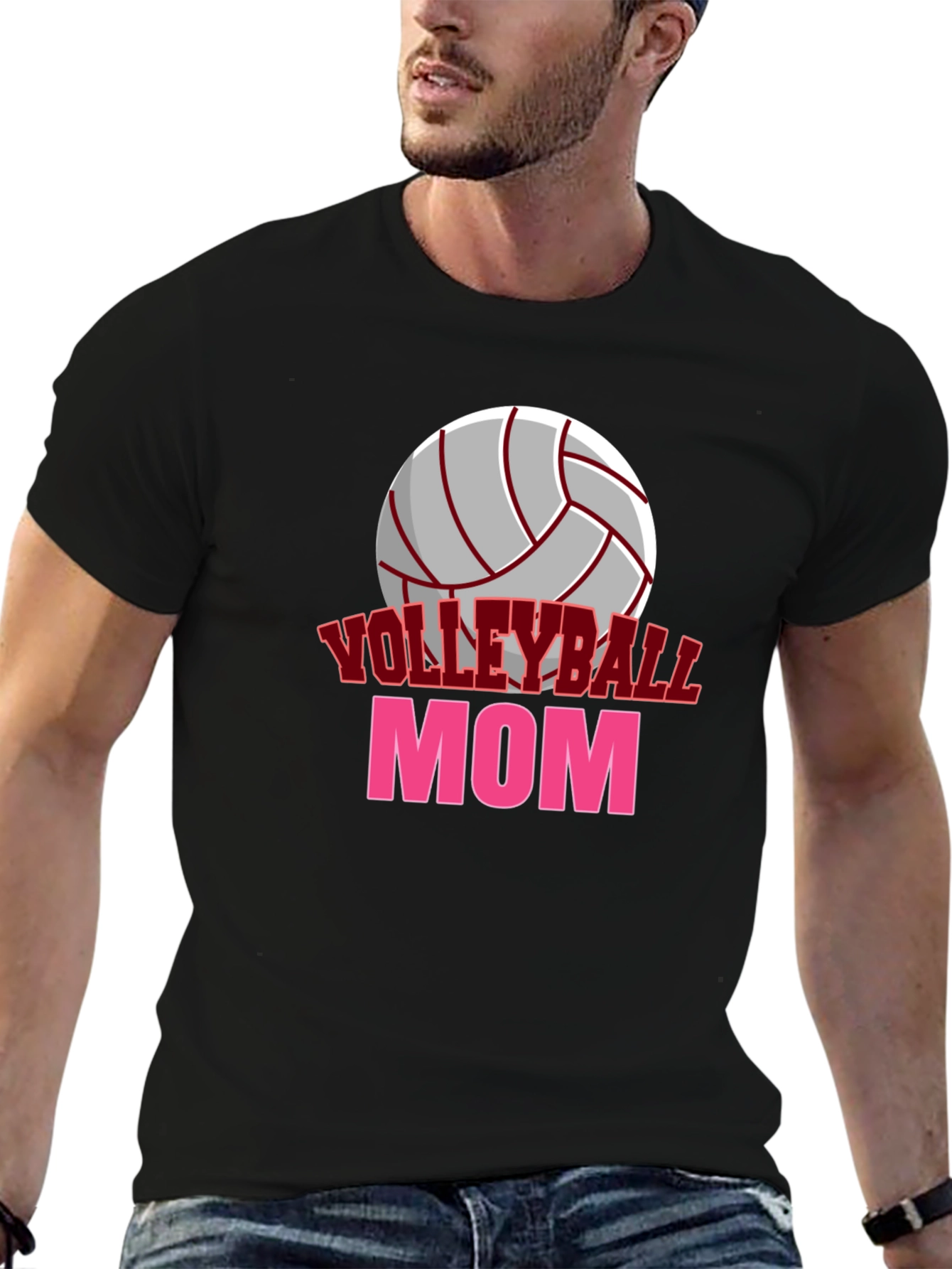 Volleyball Mom Graphic T-Shirt