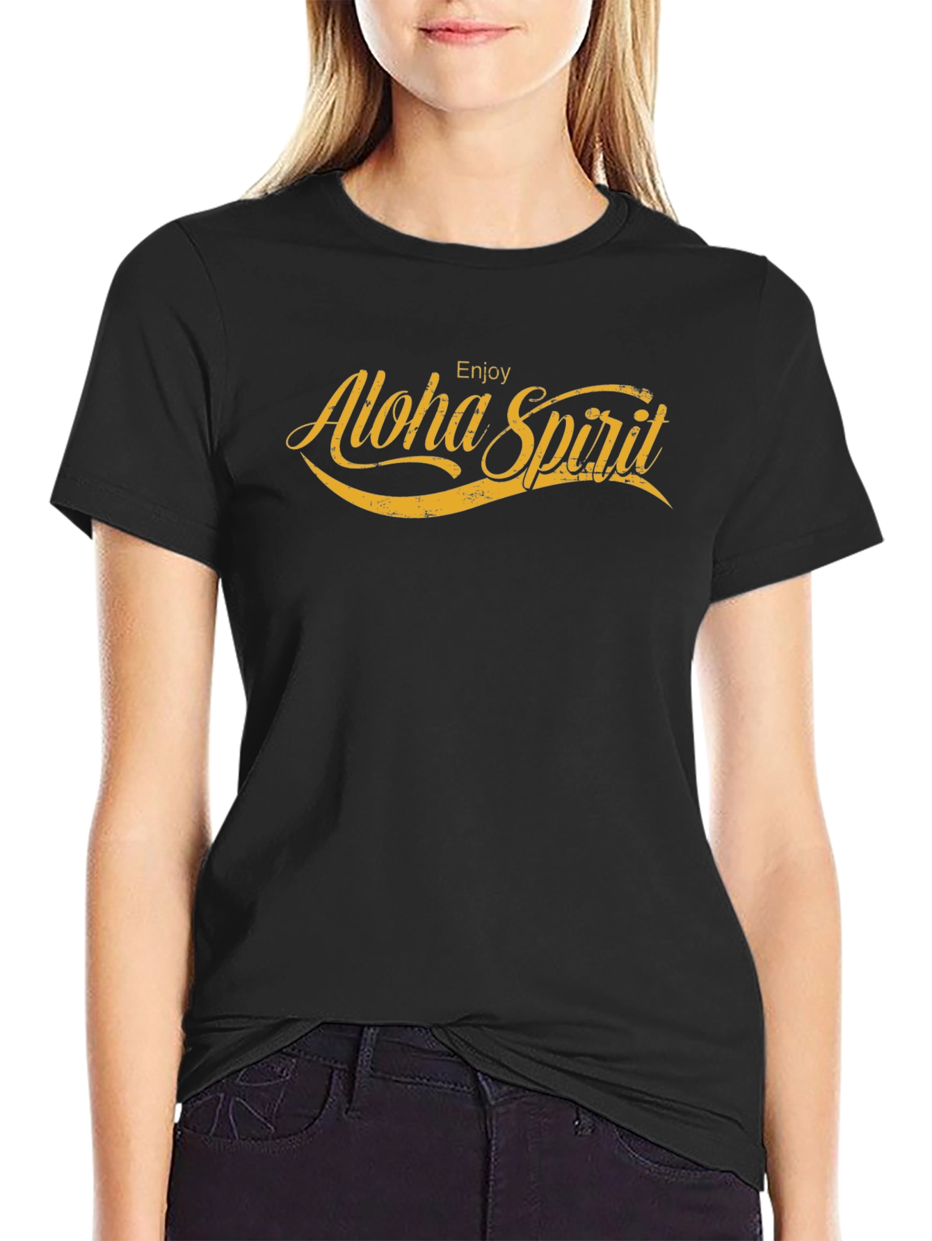 Aloha Spirit Black T-Shirt