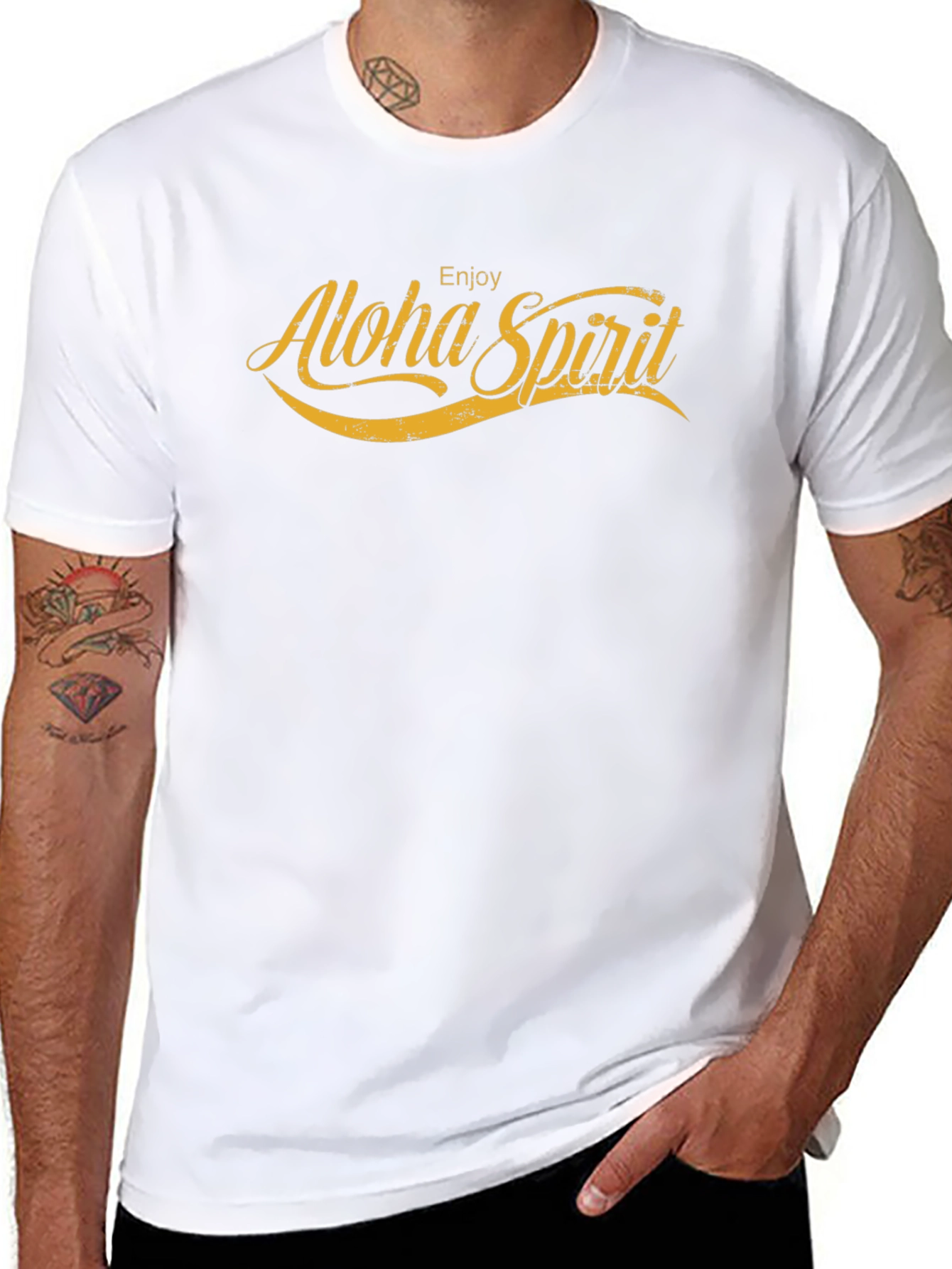 Aloha Spirit Black T-Shirt