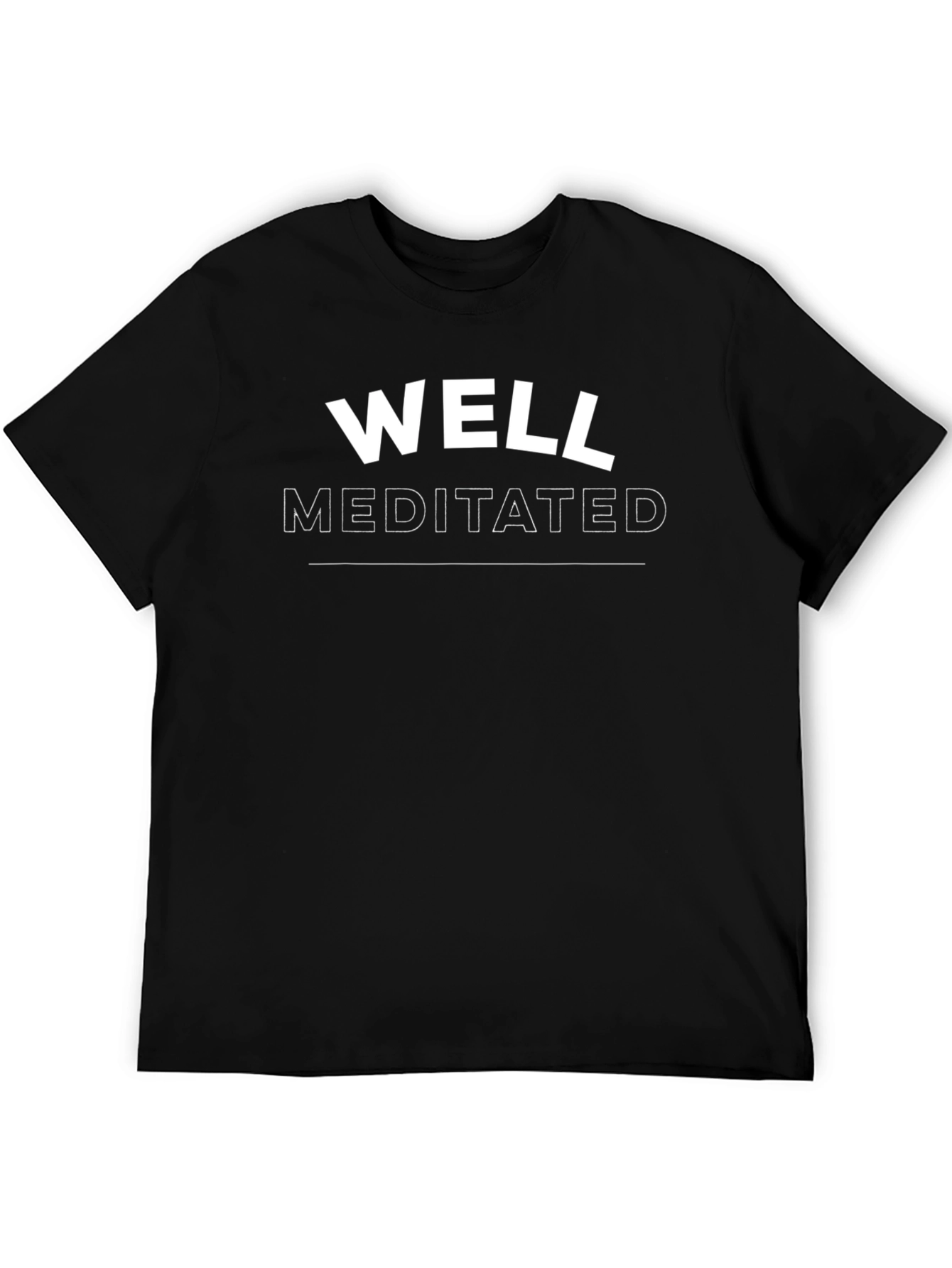 Well Meditated Graphic T-Shirt - Black