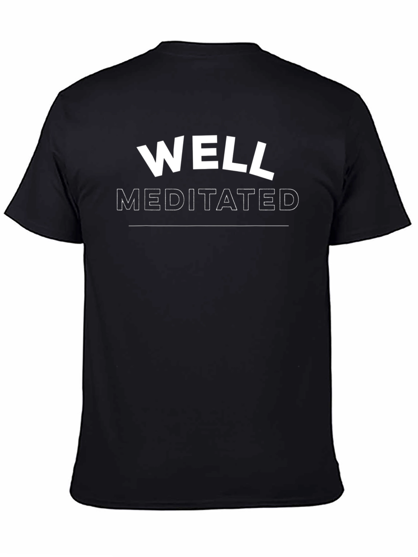 Well Meditated Graphic T-Shirt - Black