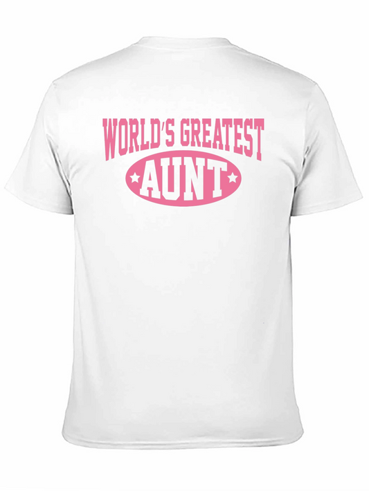 Worlds Greatest Aunt T-Shirt - Cute & Fun