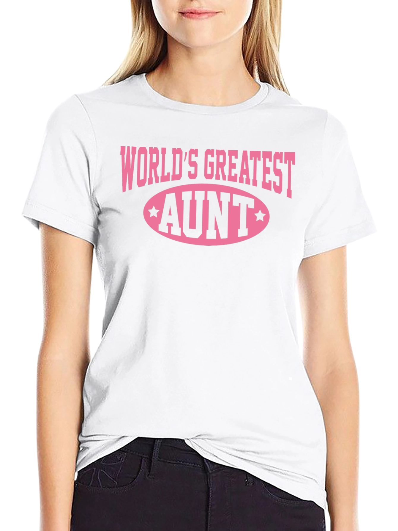 Worlds Greatest Aunt T-Shirt - Cute & Fun