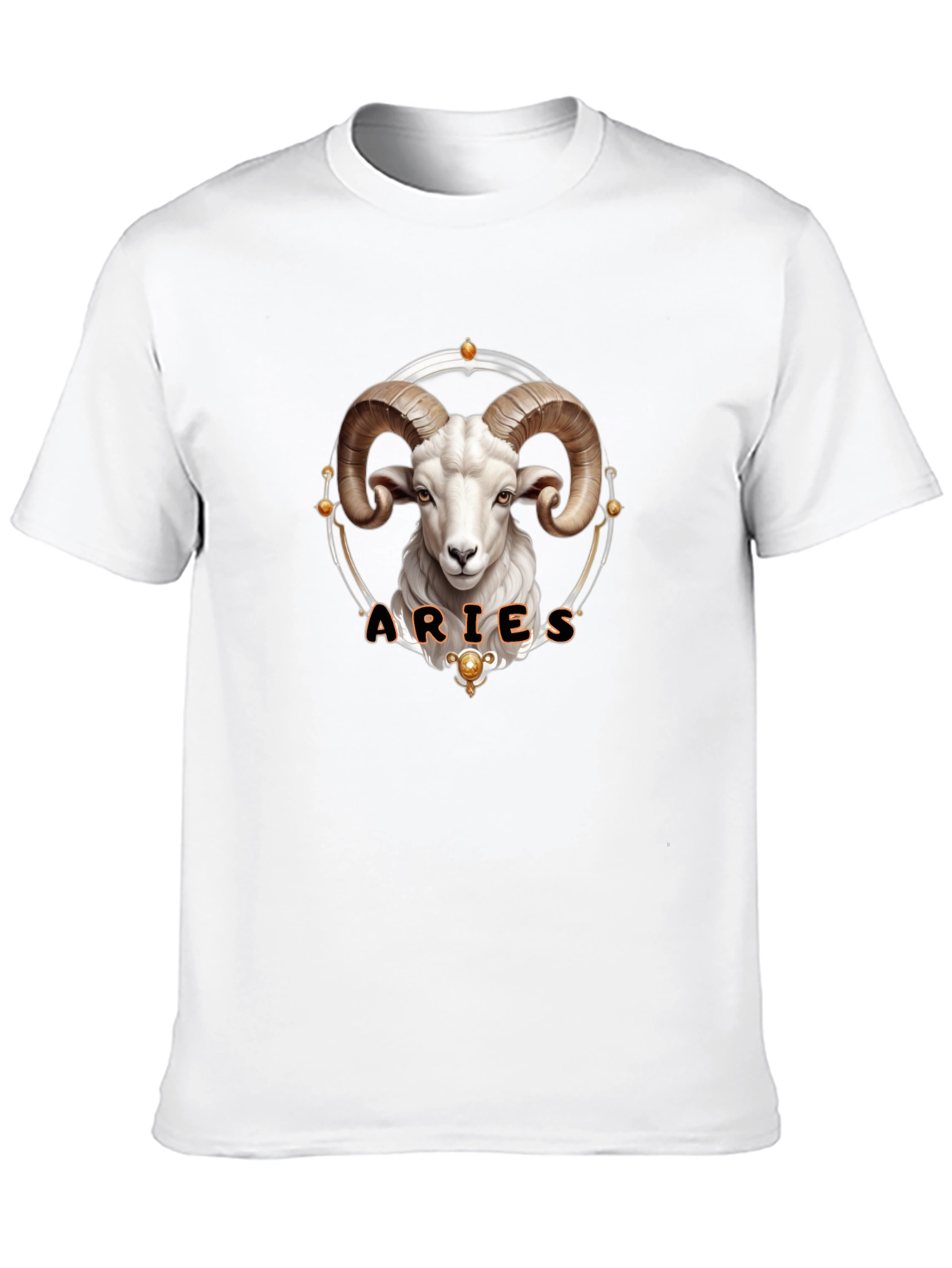 Aries Zodiac Graphic T-Shirt - Premium Cotton Blend