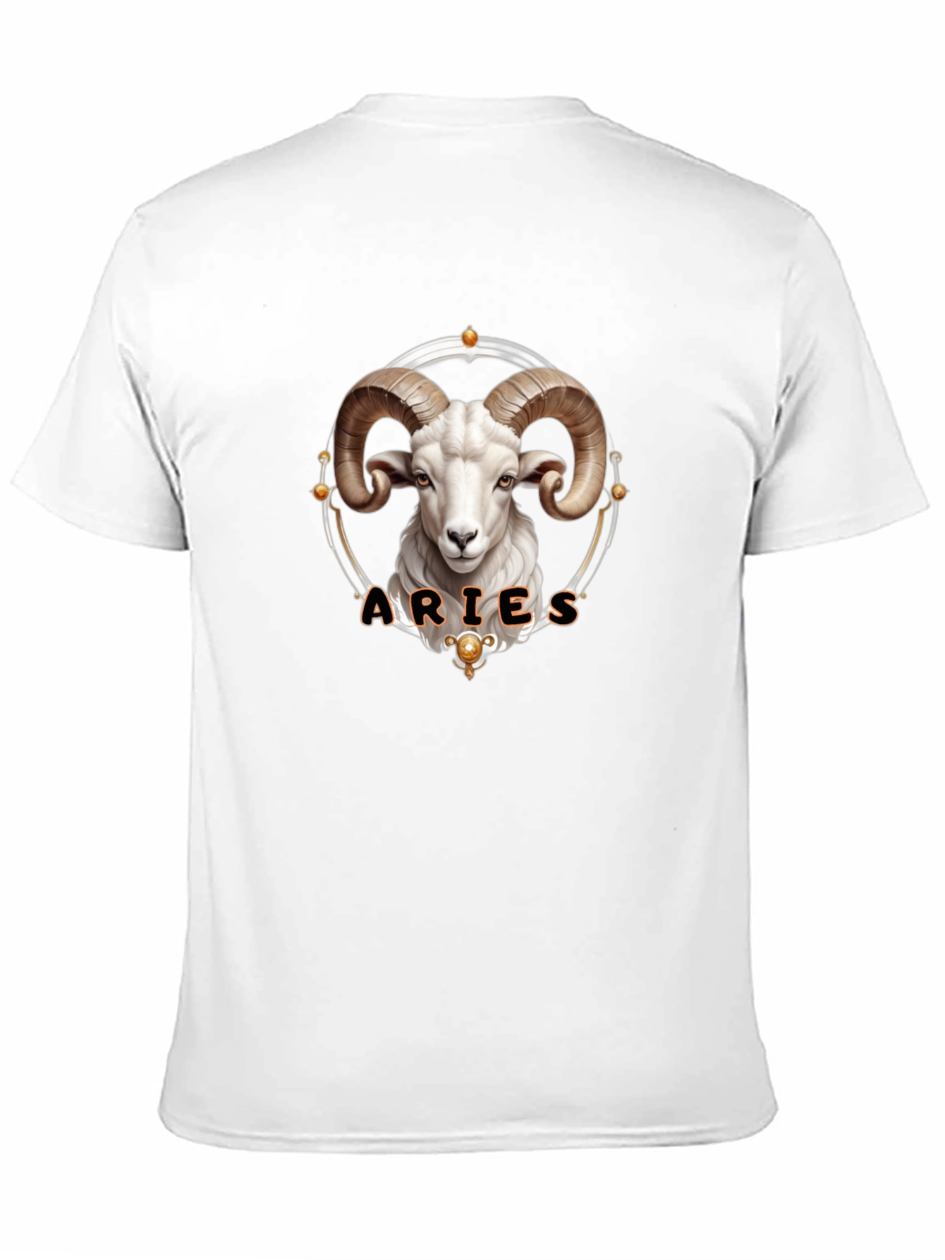 Aries Zodiac Graphic T-Shirt - Premium Cotton Blend