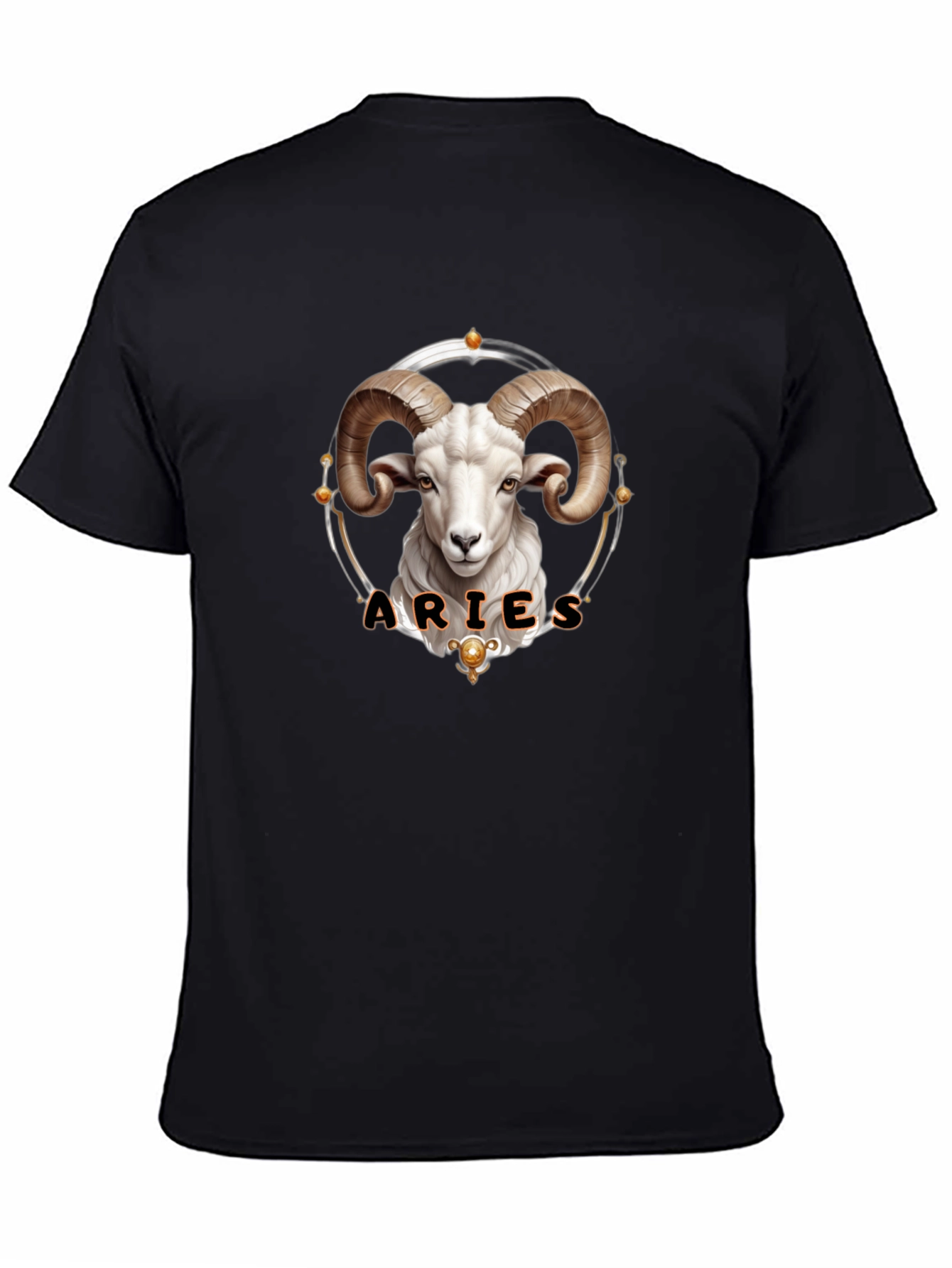 Aries Zodiac Graphic T-Shirt - Premium Cotton Blend