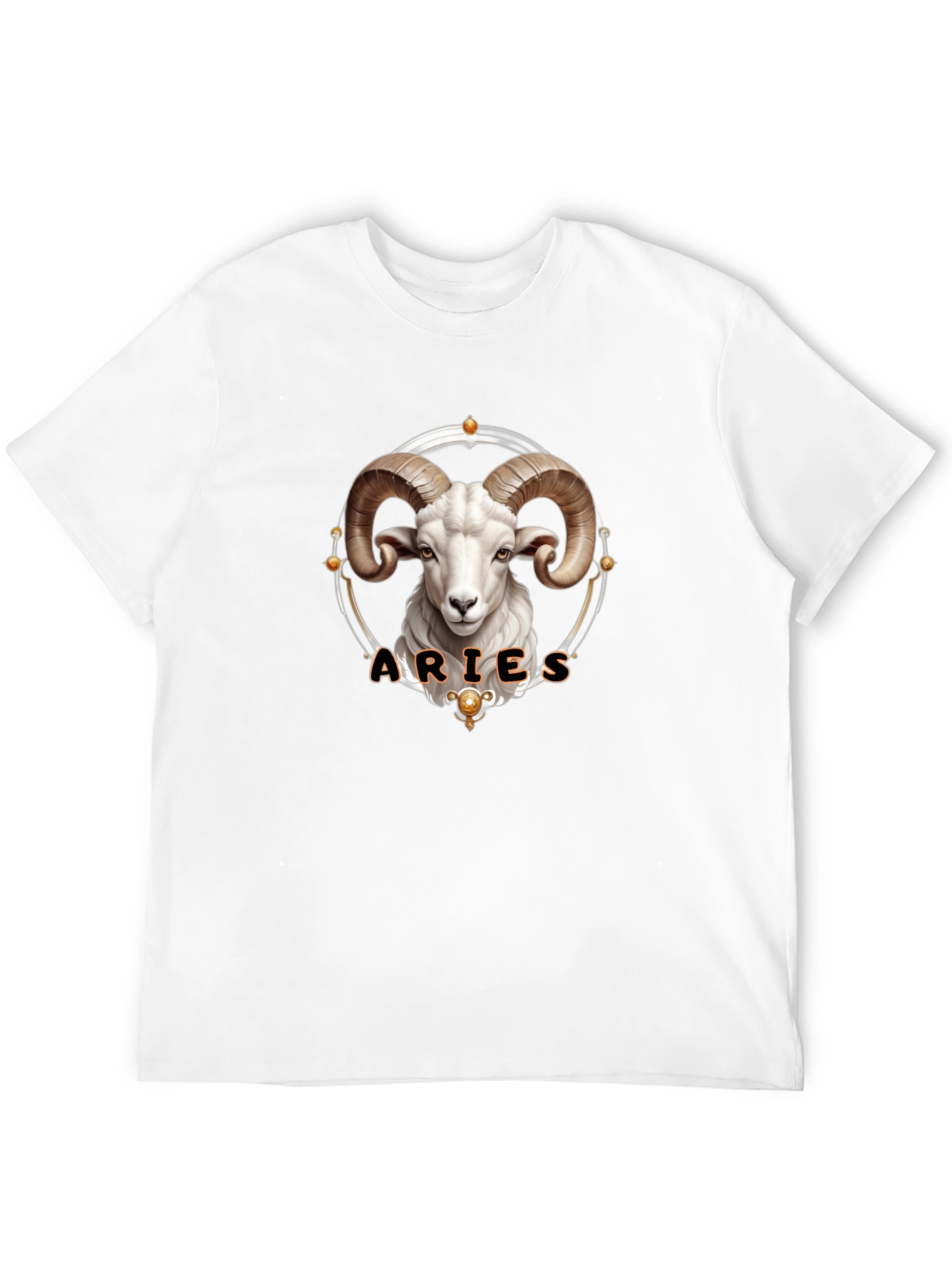 Aries Zodiac Graphic T-Shirt - Premium Cotton Blend