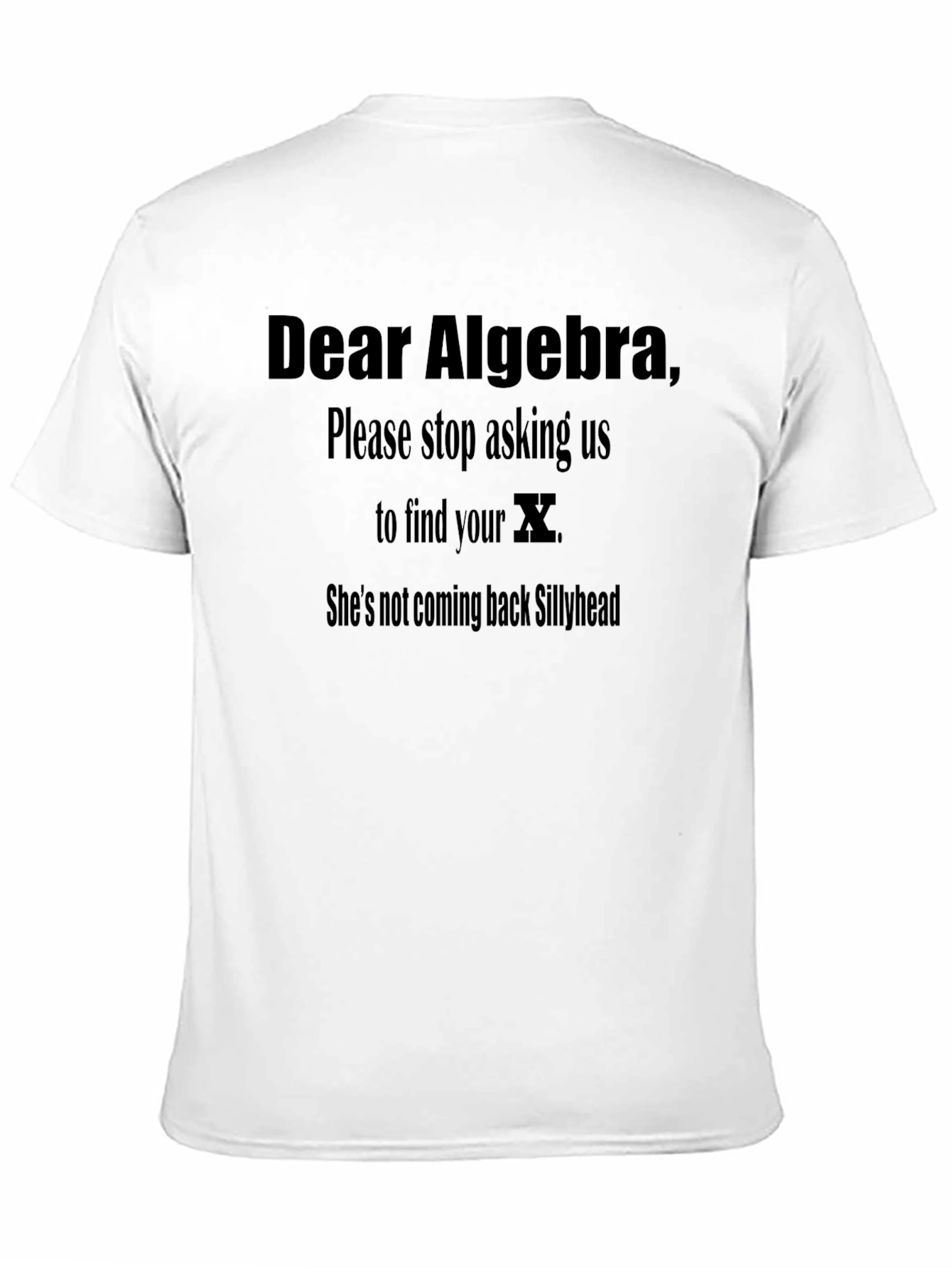 Algebra X Funny Graphic T-Shirt