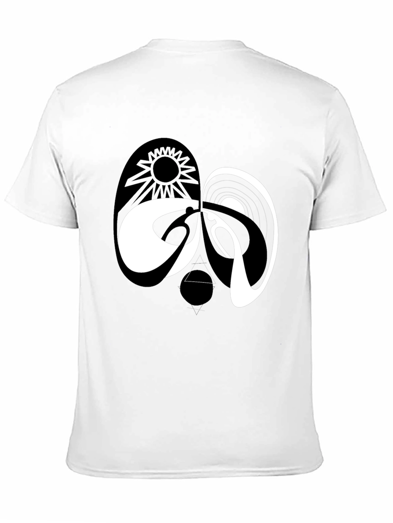 Yin Yang Dark Side of the Moon Graphic Tee