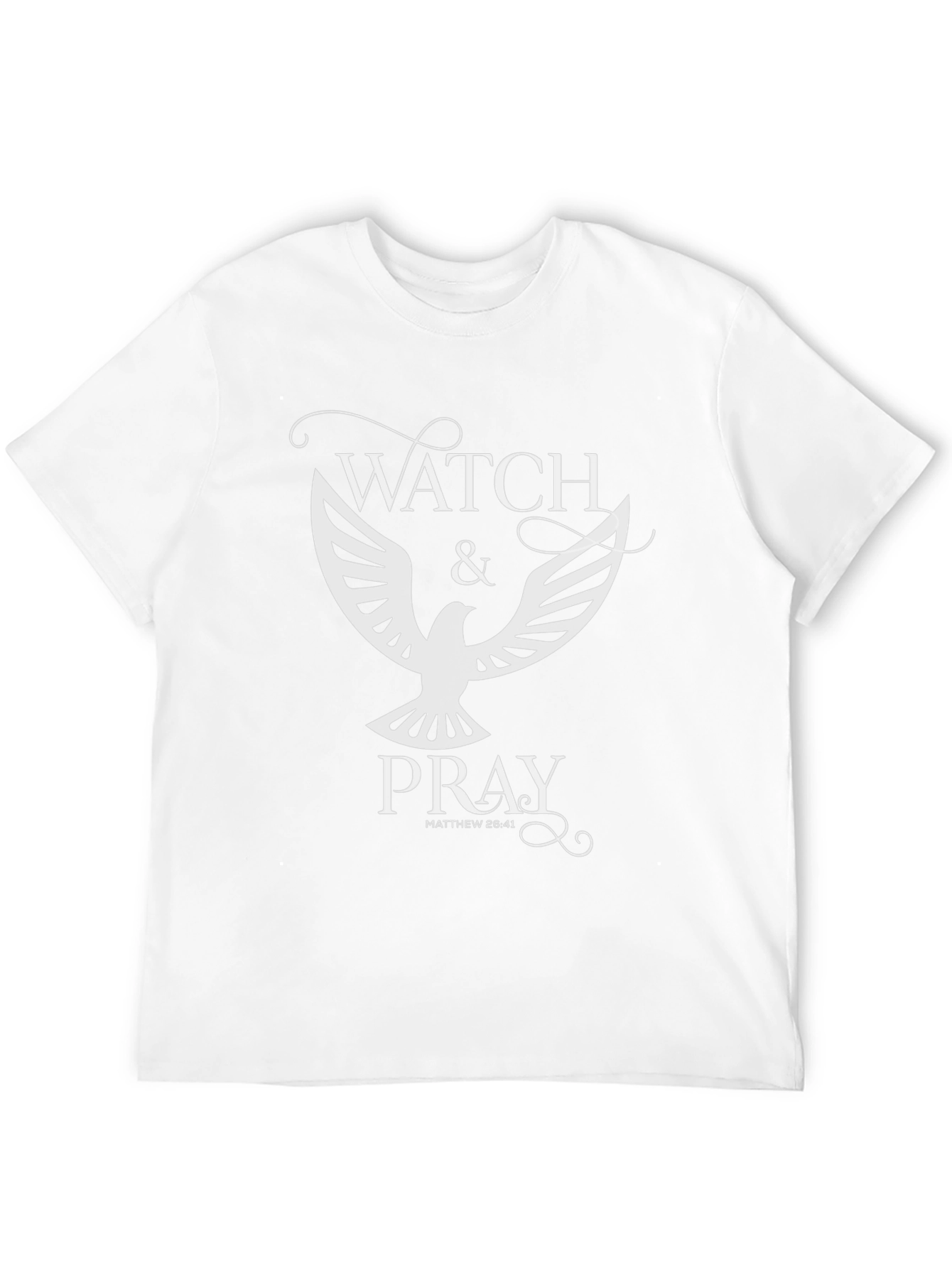 Watch & Pray Graphic Tee - Christian Apparel