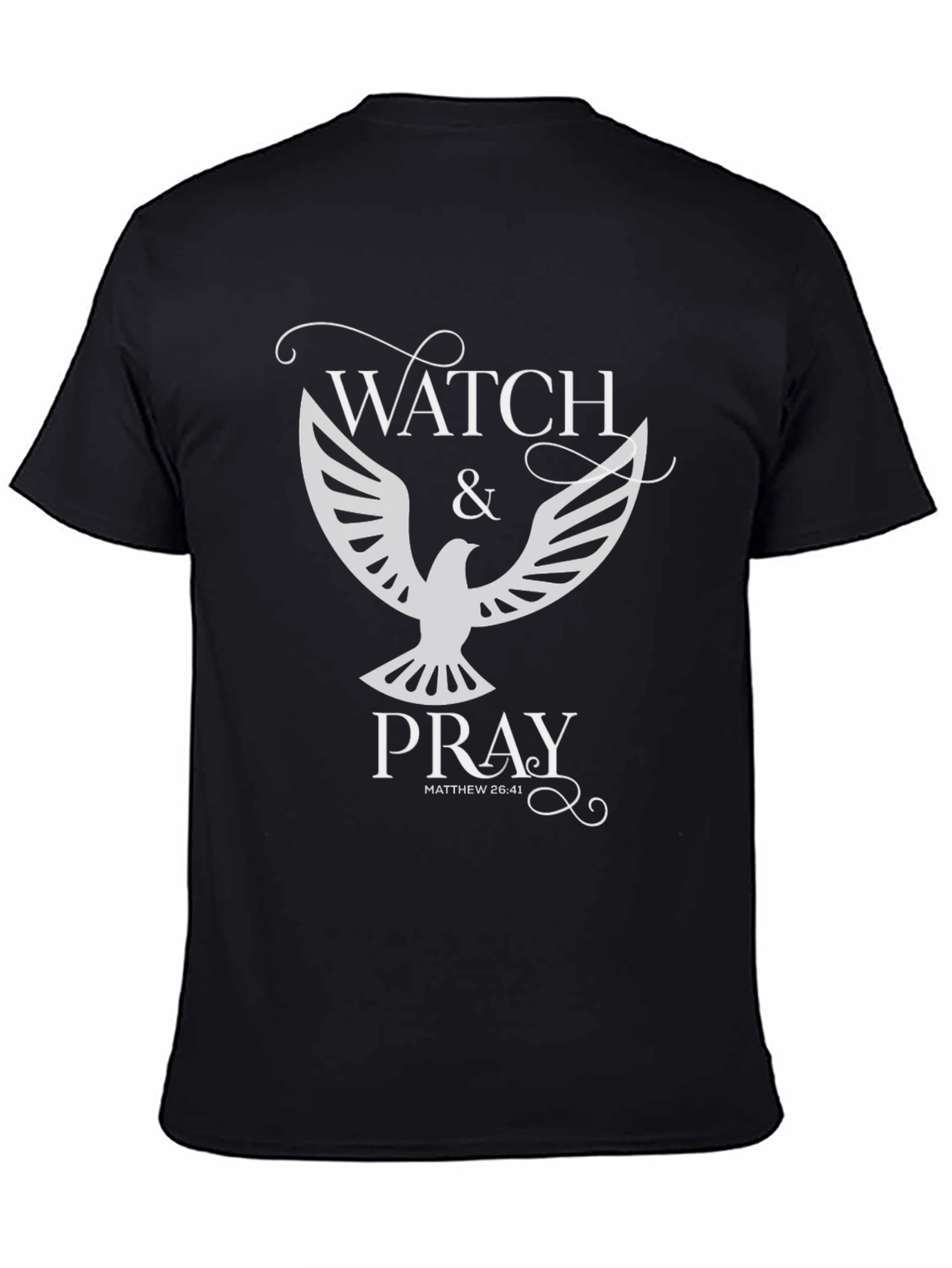 Watch & Pray Graphic Tee - Christian Apparel