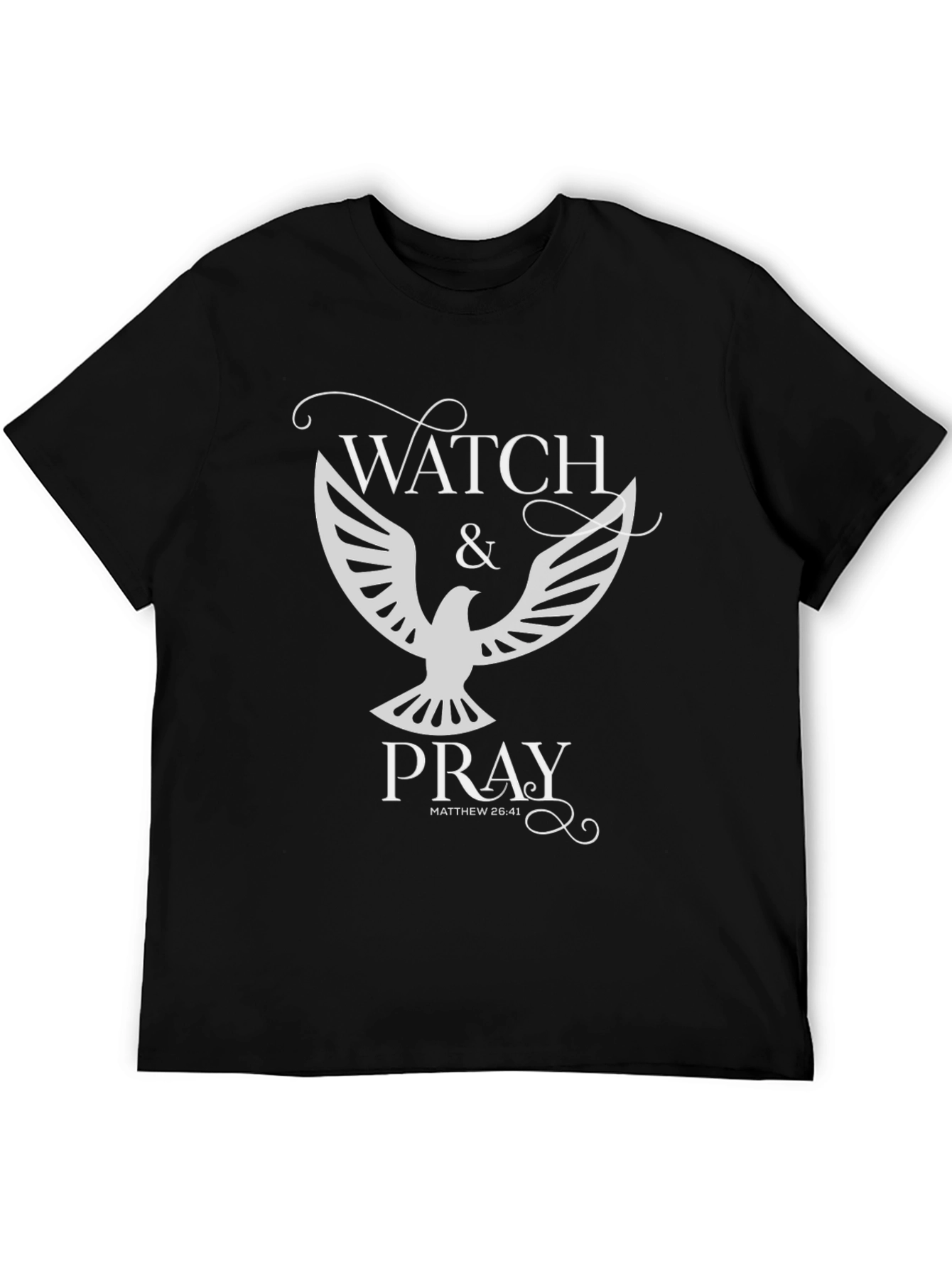Watch & Pray Graphic Tee - Christian Apparel