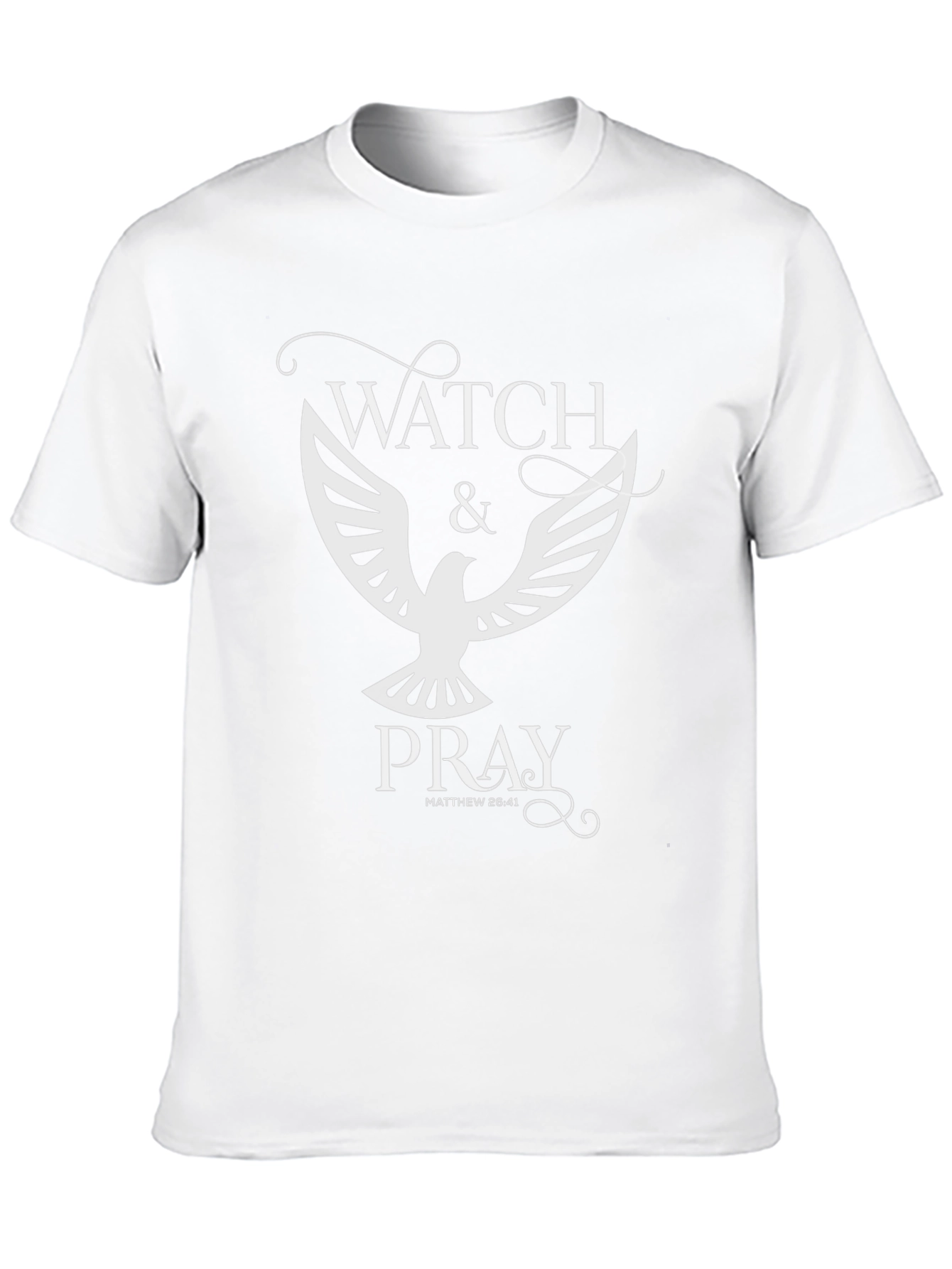 Watch & Pray Graphic Tee - Christian Apparel
