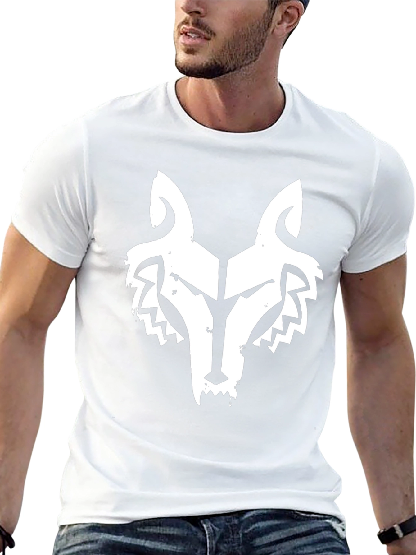 Wolf Graphic Black T-Shirt - Trendy Streetwear