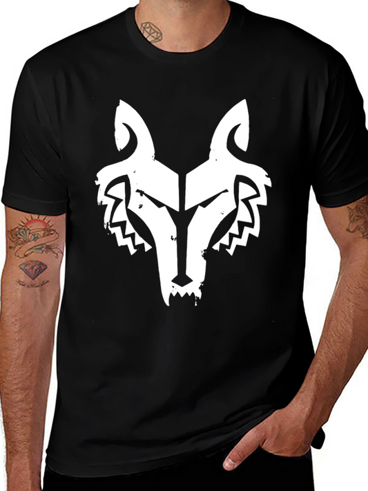 Wolf Graphic Black T-Shirt - Trendy Streetwear