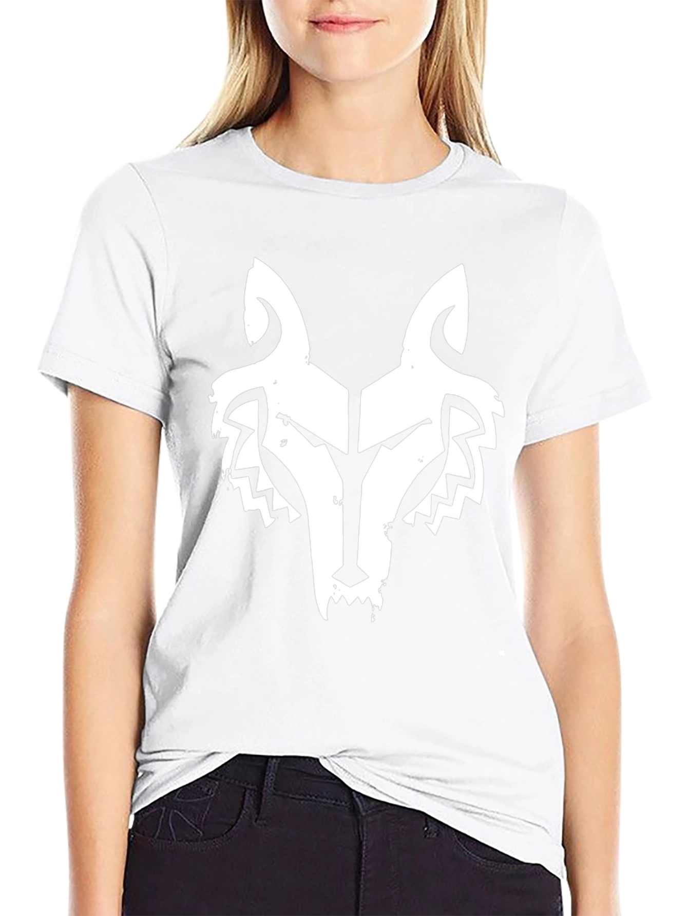 Wolf Graphic Black T-Shirt - Trendy Streetwear