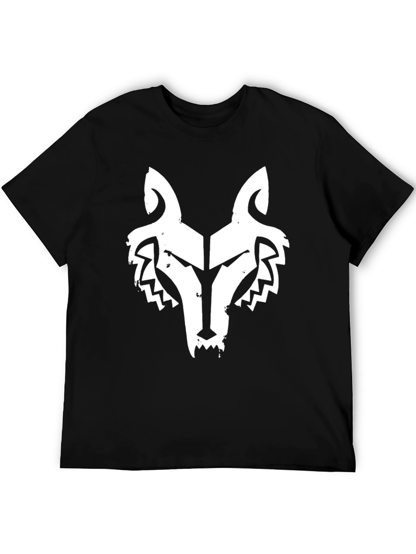 Wolf Graphic Black T-Shirt - Trendy Streetwear