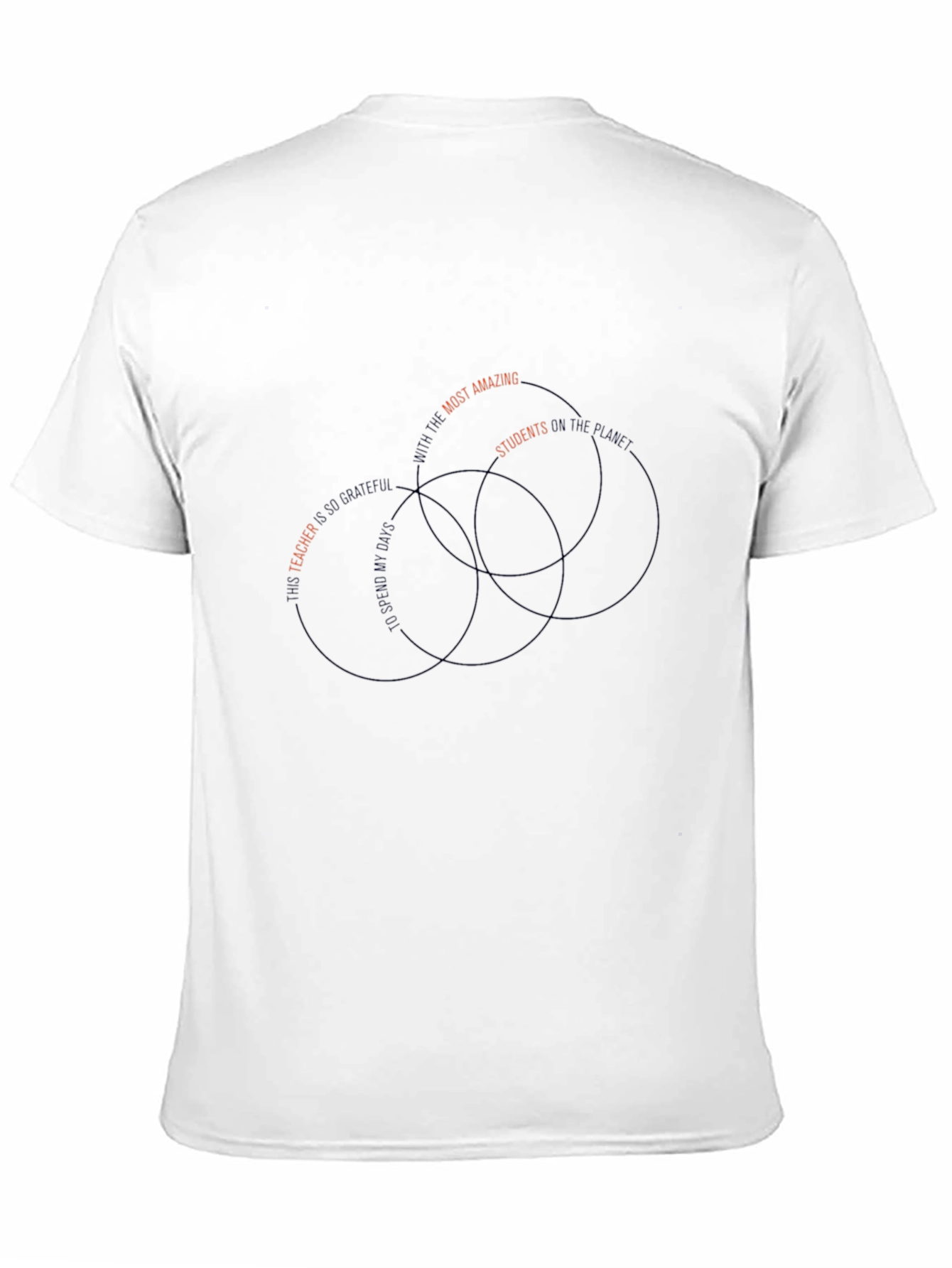 Amazing Teacher T-Shirt - Venn Diagram Design