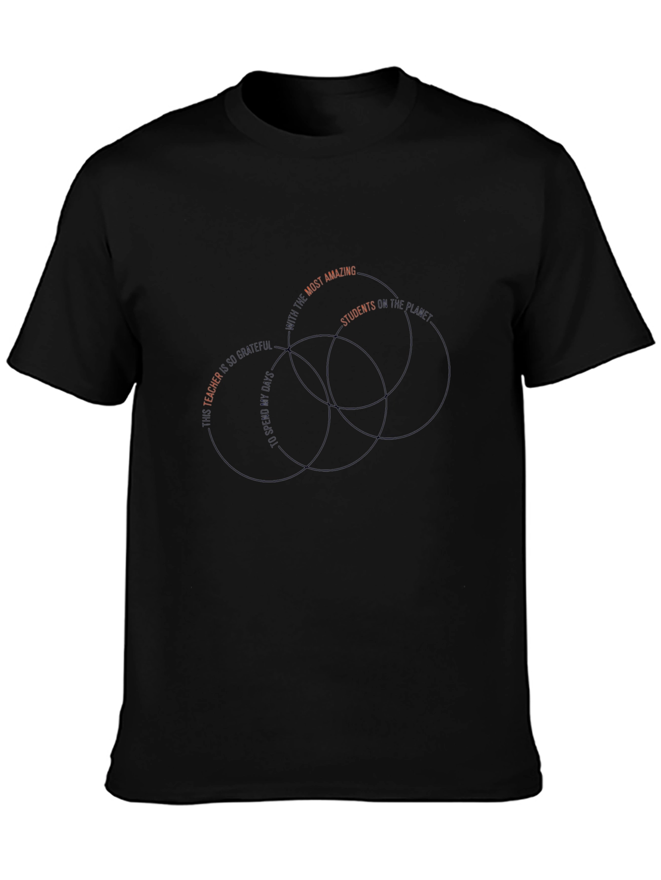 Amazing Teacher T-Shirt - Venn Diagram Design
