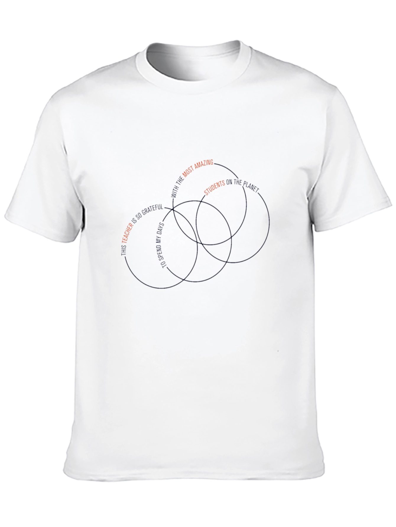 Amazing Teacher T-Shirt - Venn Diagram Design