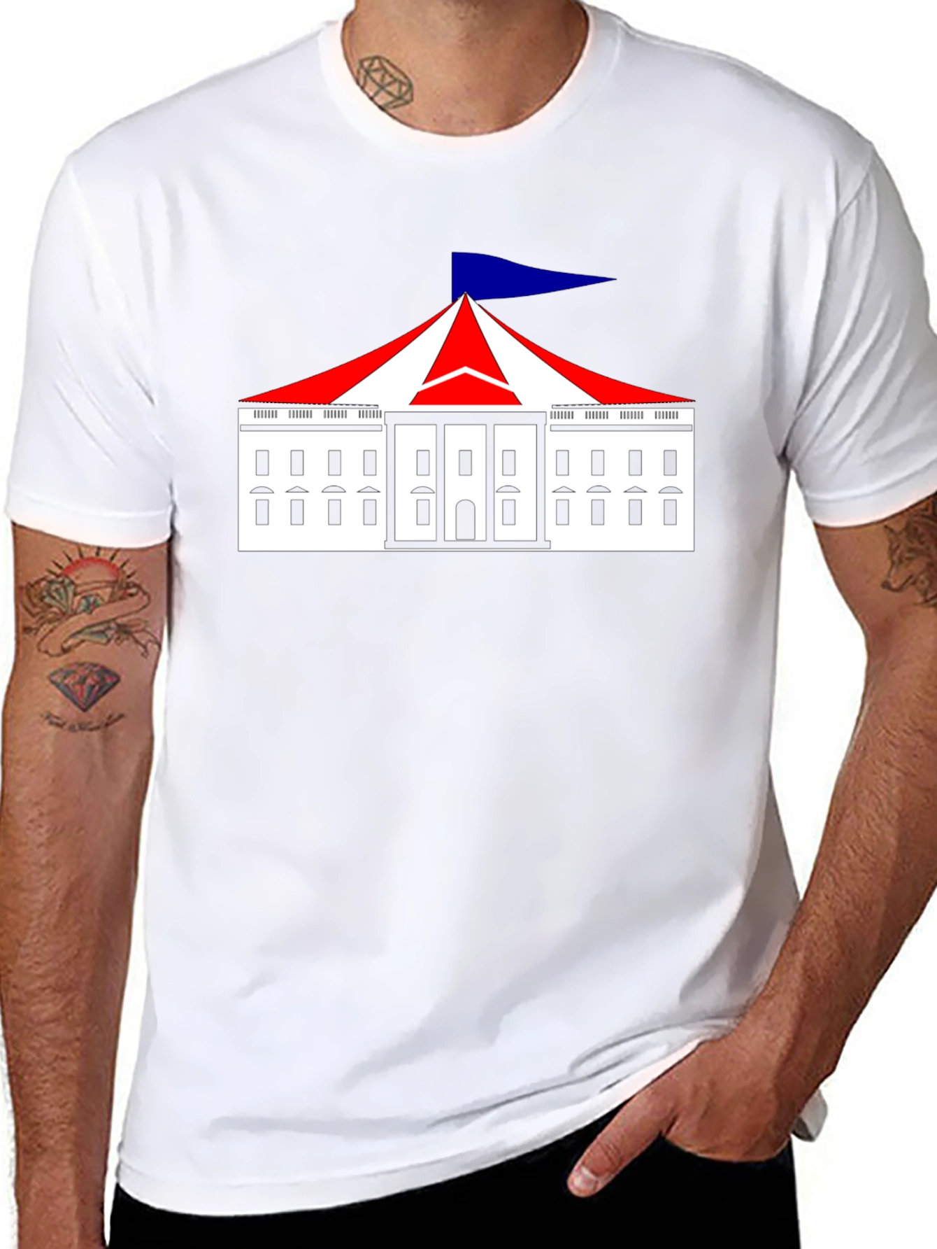 White House Circus T-Shirt Political Humor Tee
