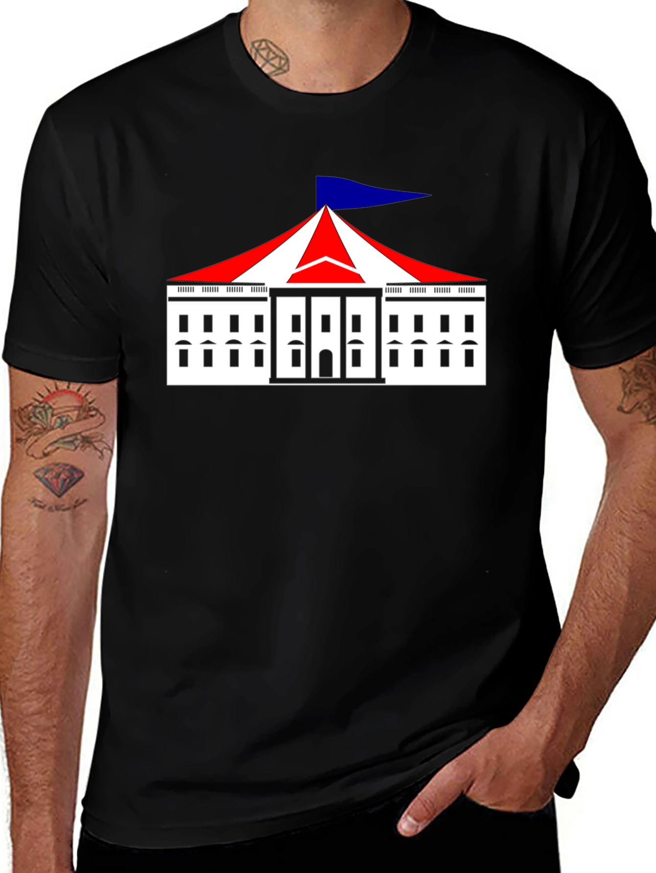 White House Circus T-Shirt Political Humor Tee