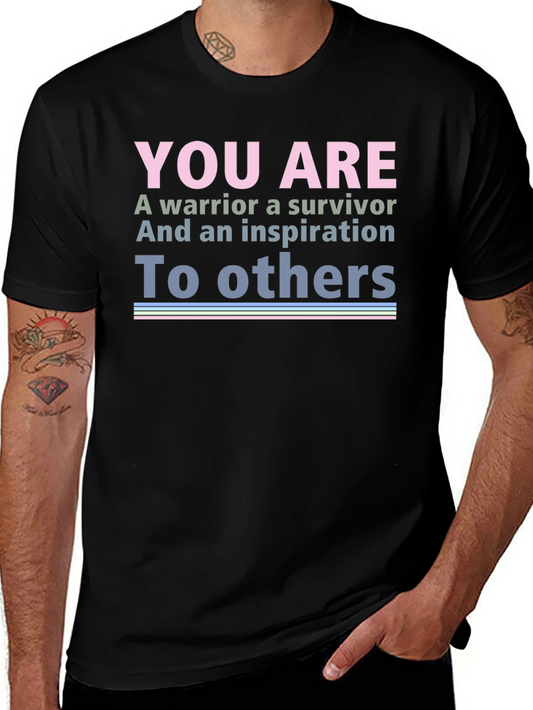 Warrior Survivor Inspiration Graphic T-Shirt