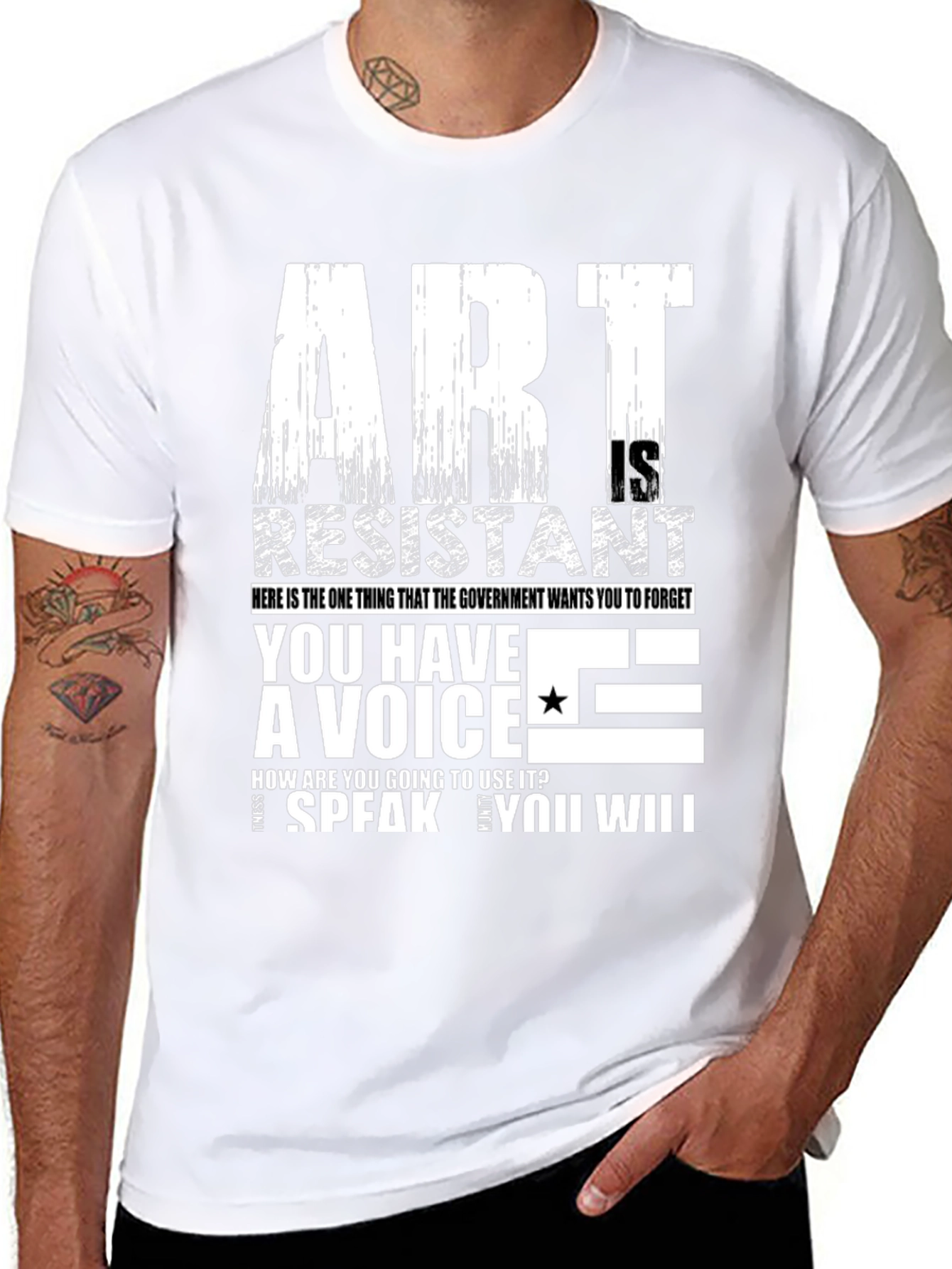 Art is Resistant Graphic Tee