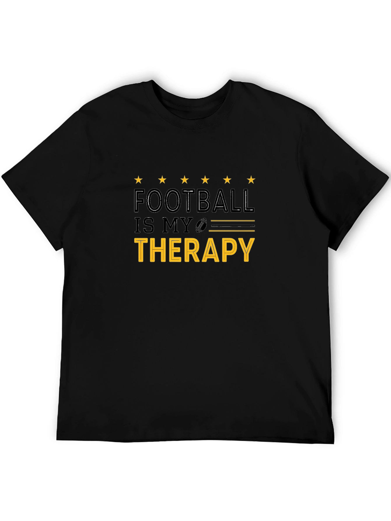 Football Is My Therapy Graphic T-Shirt