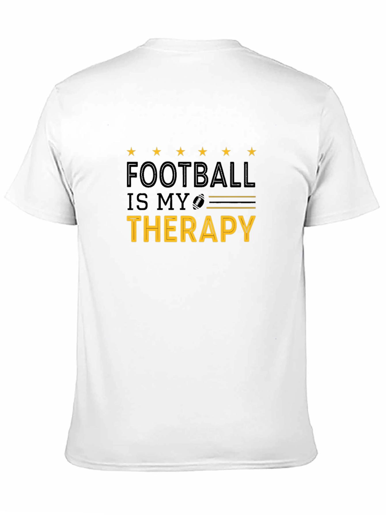 Football Is My Therapy Graphic T-Shirt