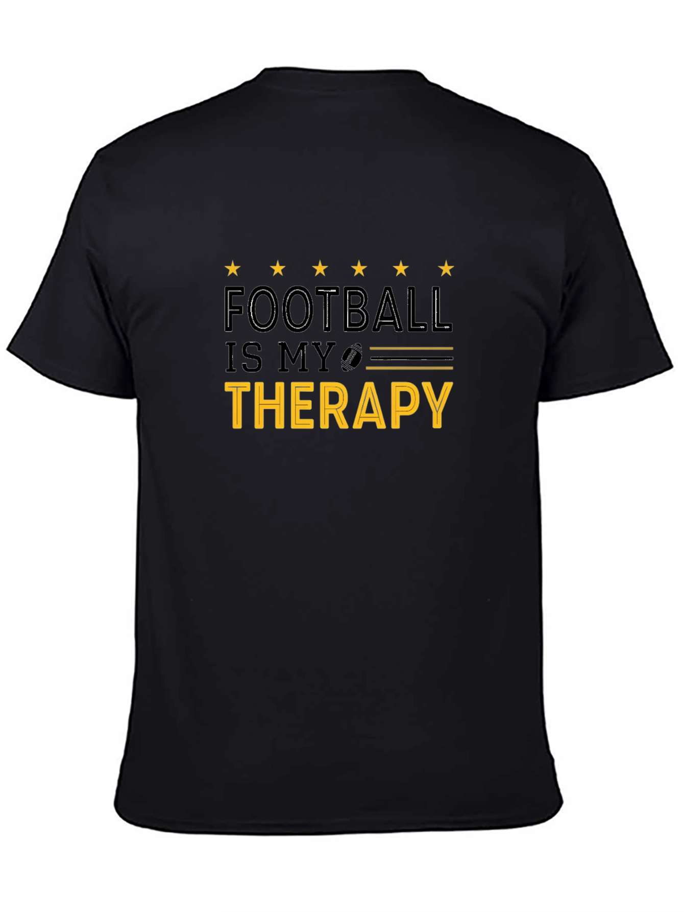 Football Is My Therapy Graphic T-Shirt