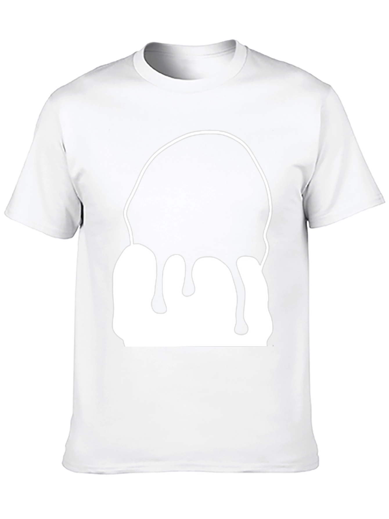Abstract Drip Graphic T-Shirt - Modern Art Tee