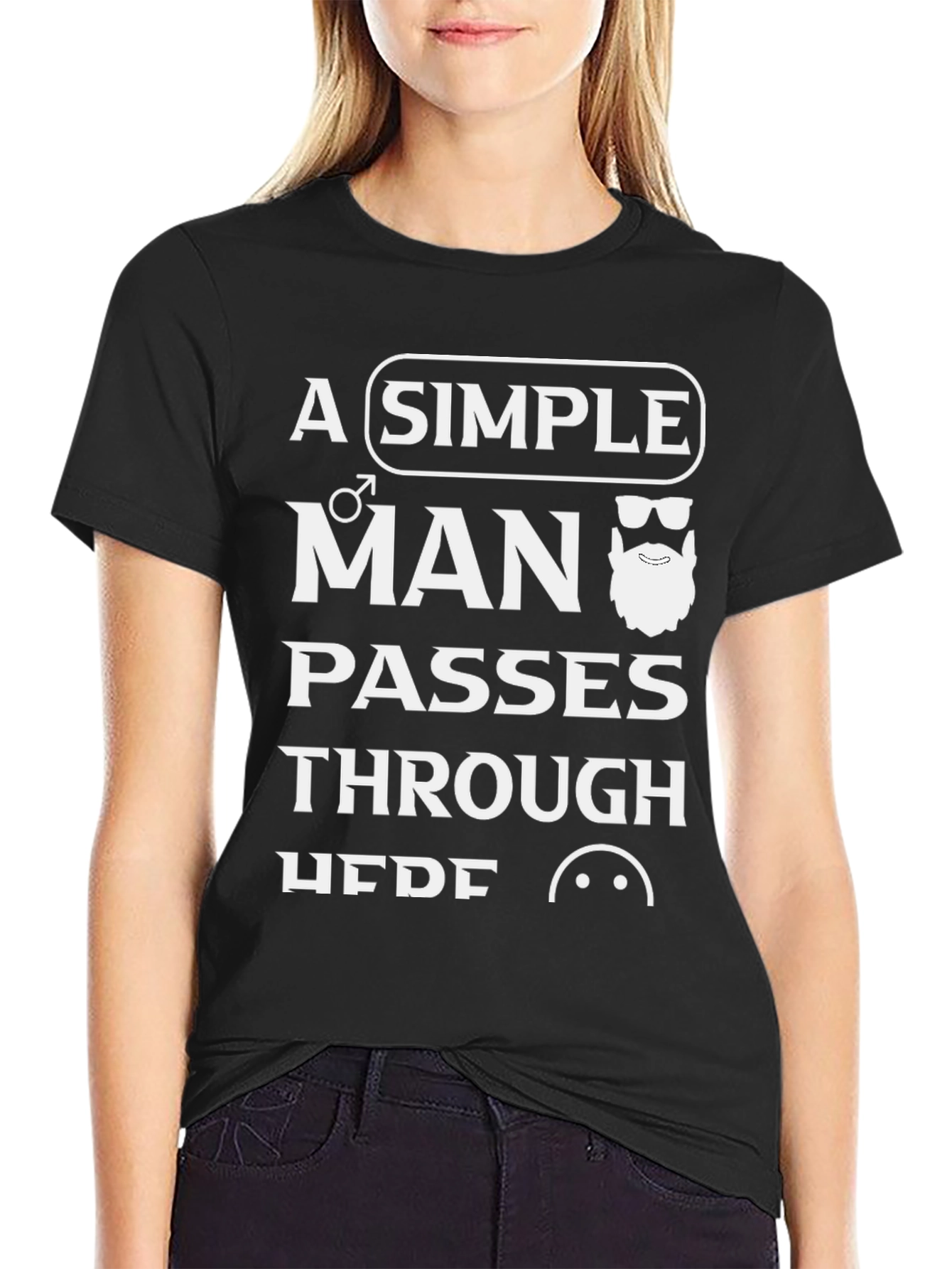 A Simple Man T-Shirt - Stylish Graphic Tee