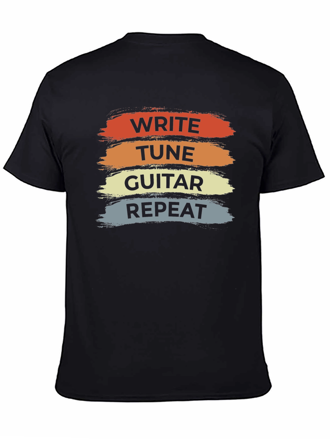 Write Tune Guitar Repeat T-Shirt - Music Lover Tee