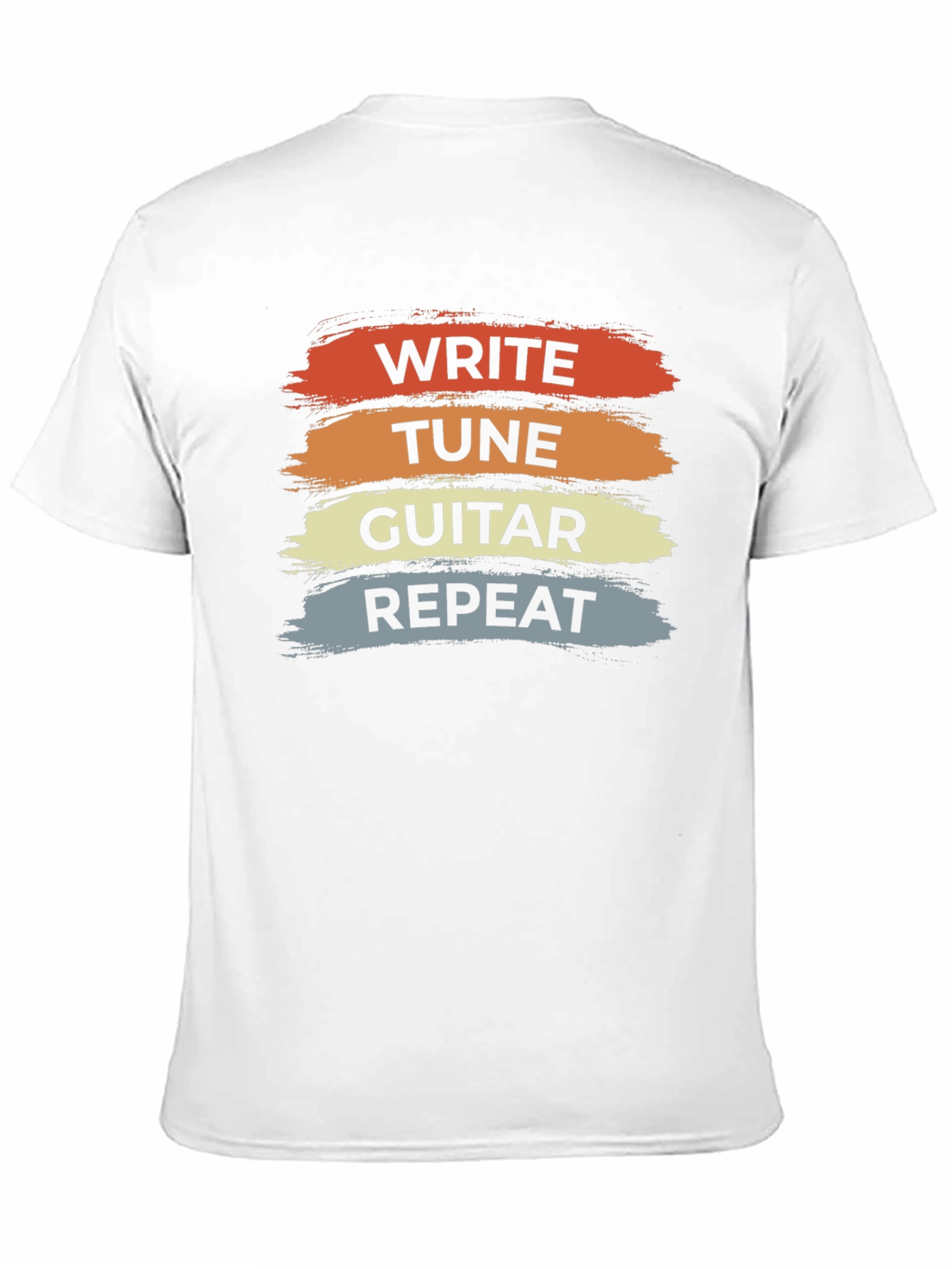 Write Tune Guitar Repeat T-Shirt - Music Lover Tee