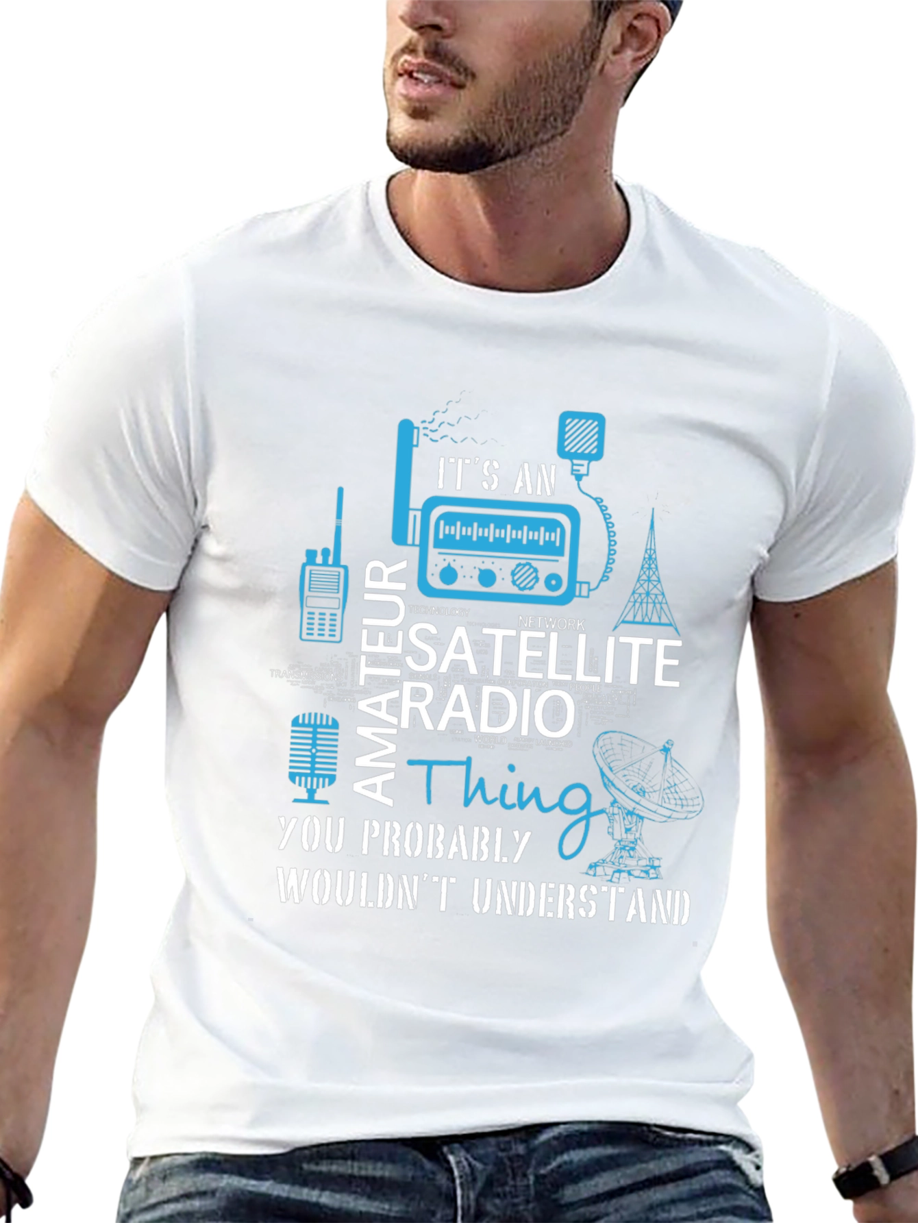 Amateur Satellite Radio T-Shirt