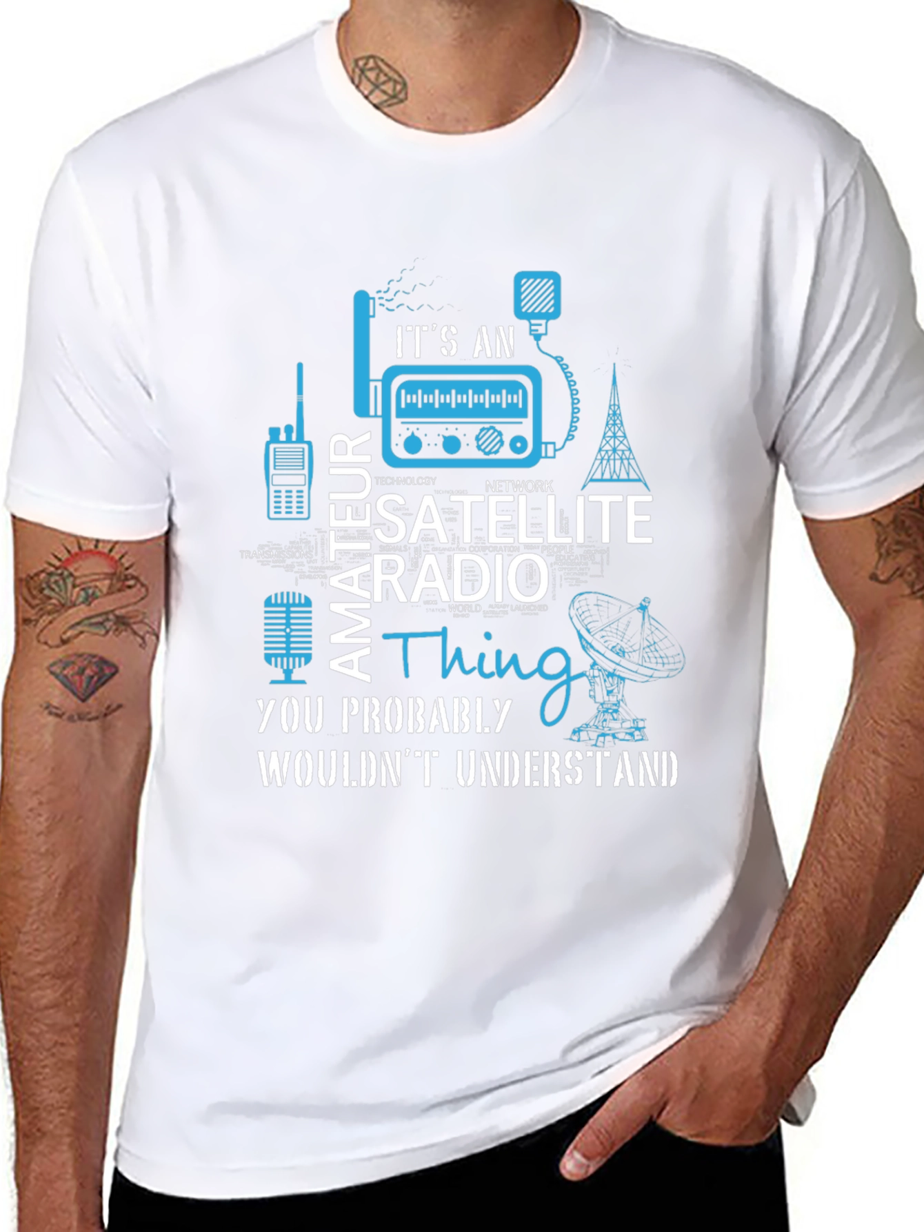 Amateur Satellite Radio T-Shirt