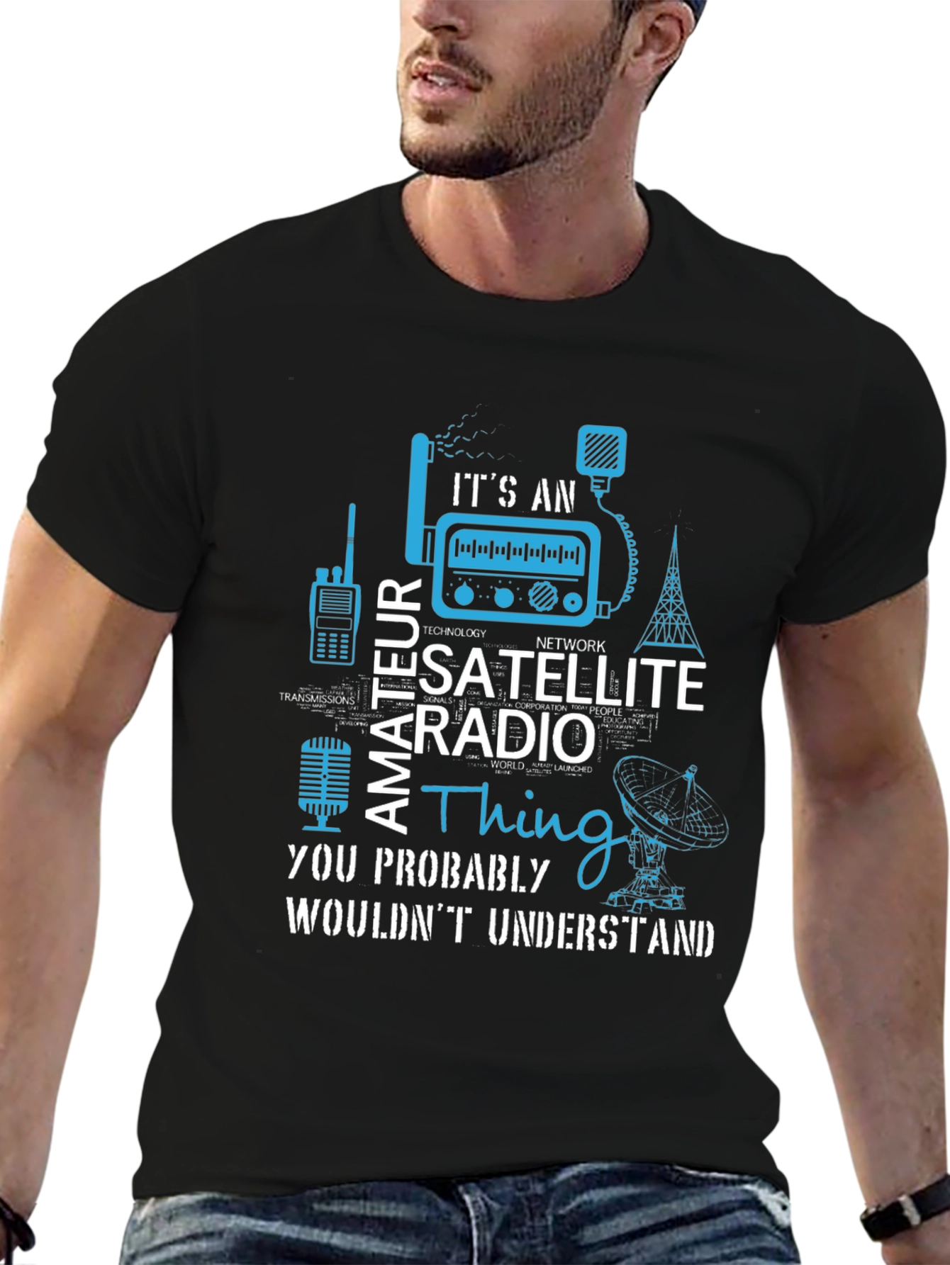 Amateur Satellite Radio T-Shirt