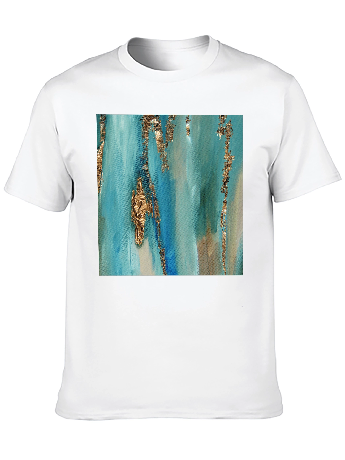 Abstract Art Black T-Shirt